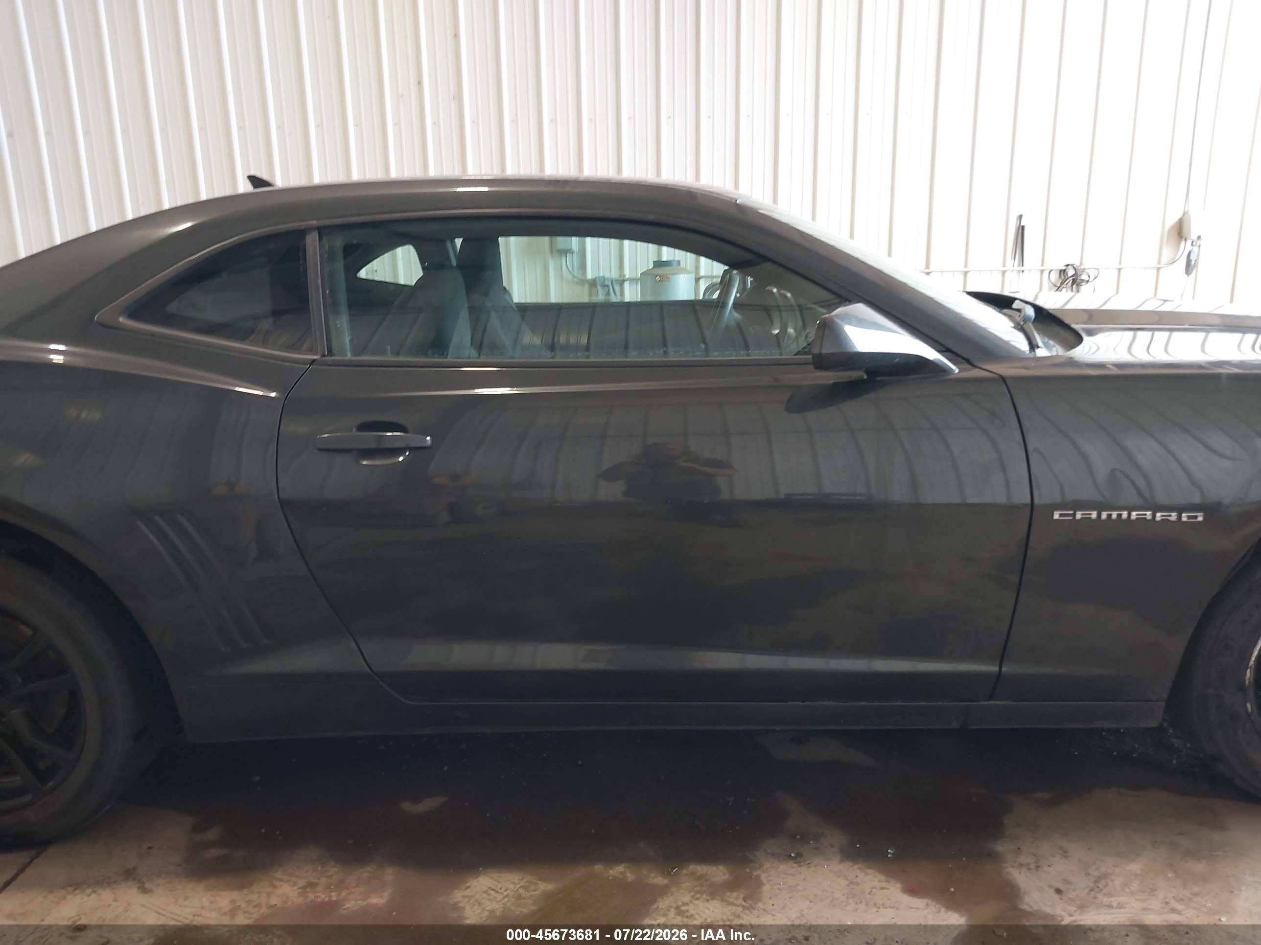 2014 Chevrolet Camaro 1ls Gray vin: 2G1FE1E36E9132464