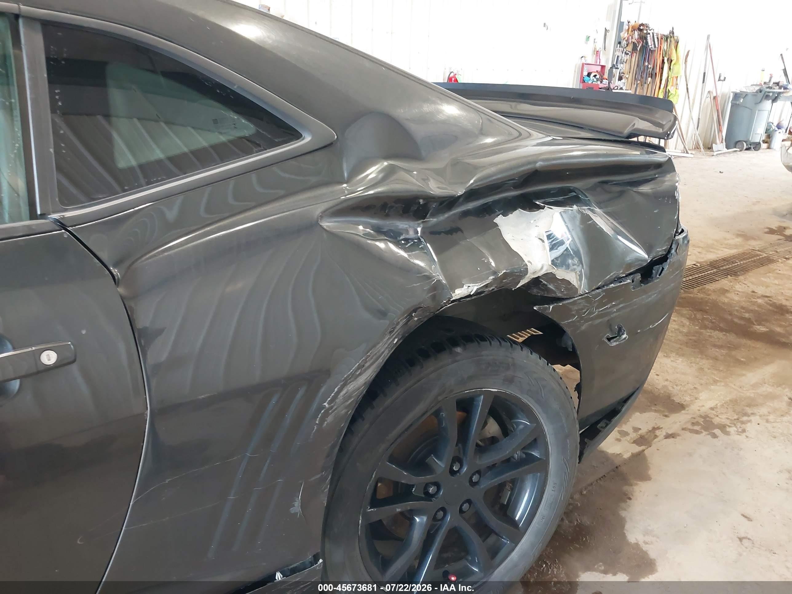 2014 Chevrolet Camaro 1ls Gray vin: 2G1FE1E36E9132464