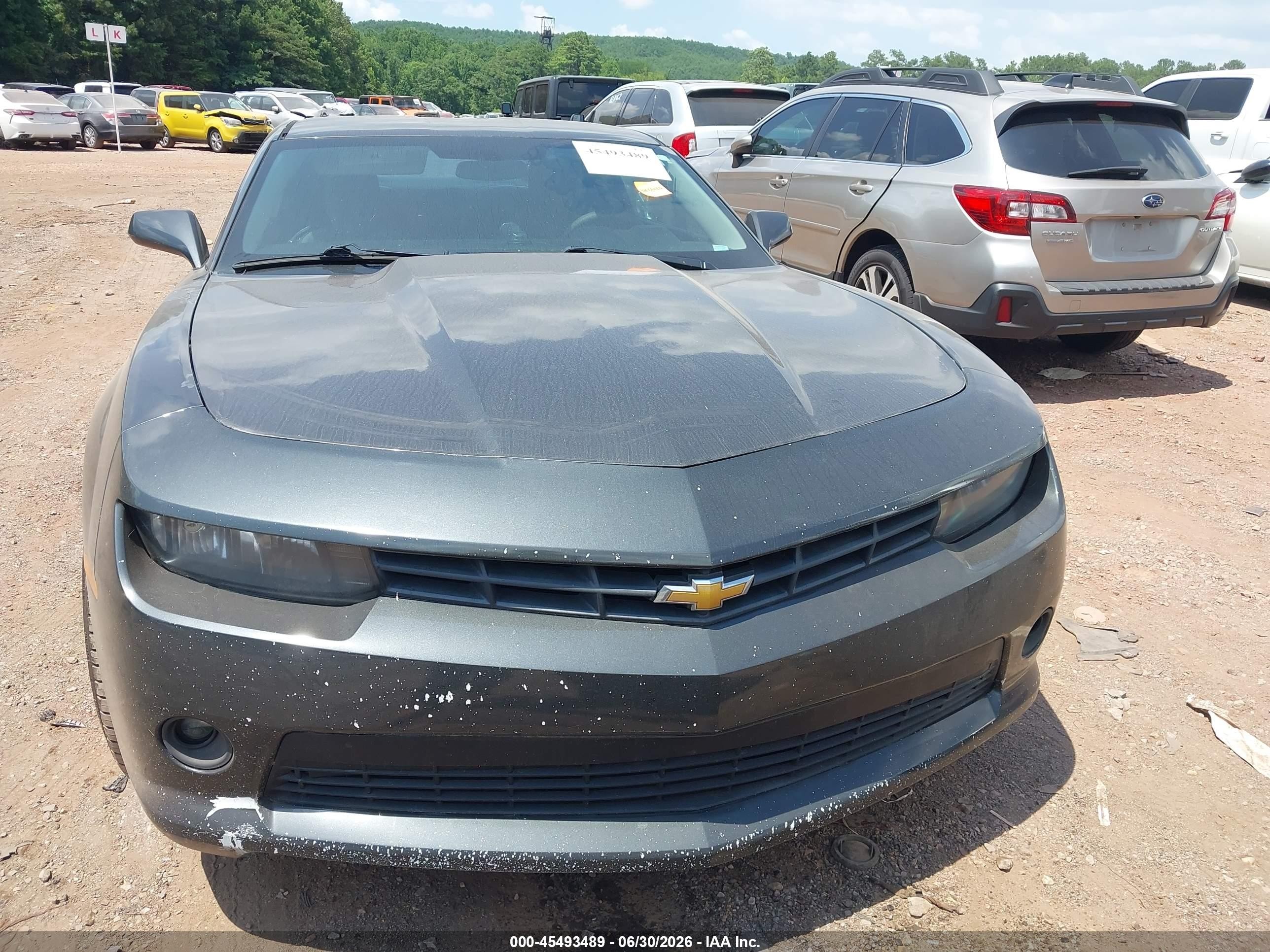 2014 Chevrolet Camaro 1ls Gray vin: 2G1FE1E36E9159468