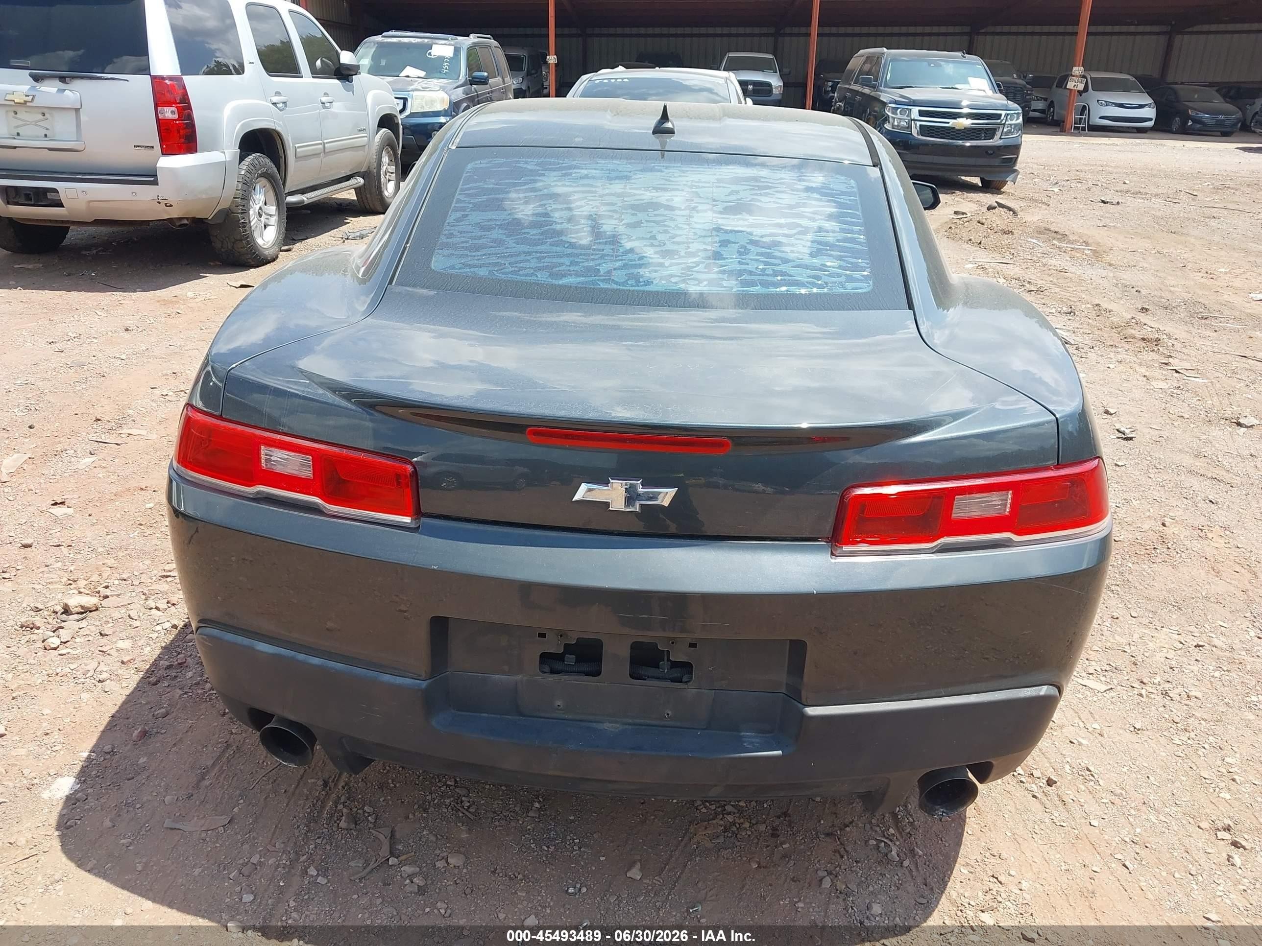 2014 Chevrolet Camaro 1ls Gray vin: 2G1FE1E36E9159468