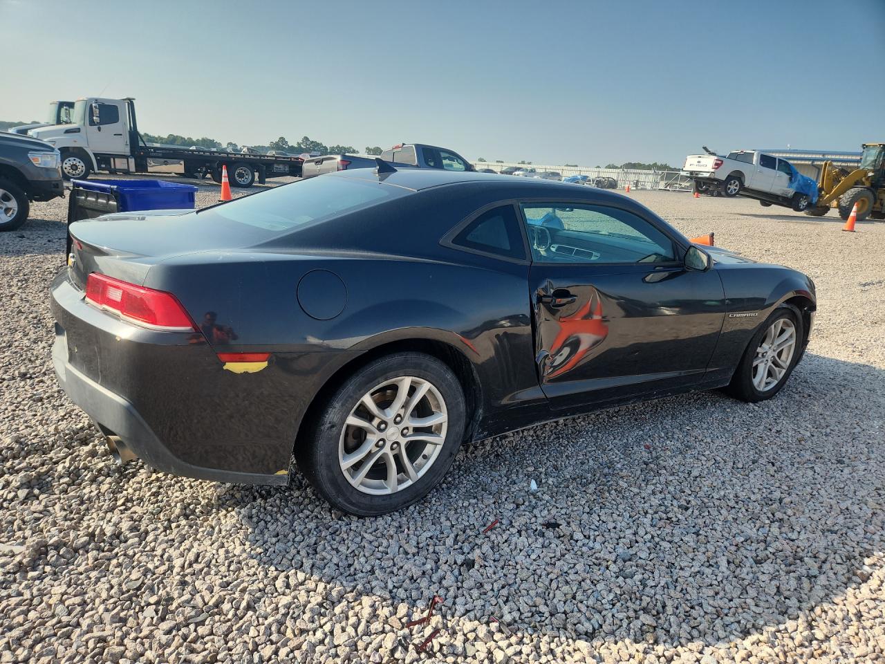 2014 Chevrolet Camaro Ls Gray vin: 2G1FE1E36E9210919