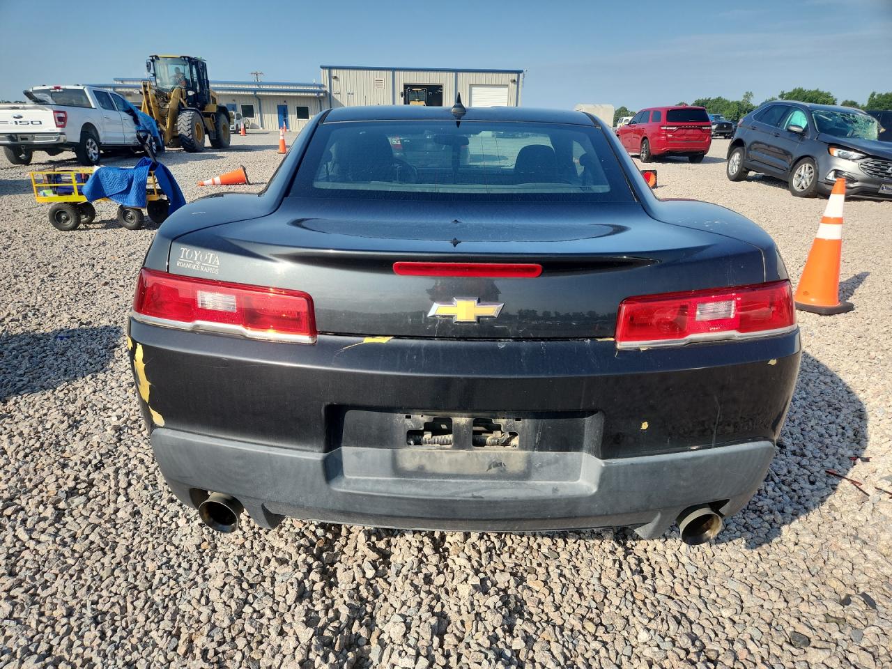 2014 Chevrolet Camaro Ls Gray vin: 2G1FE1E36E9210919