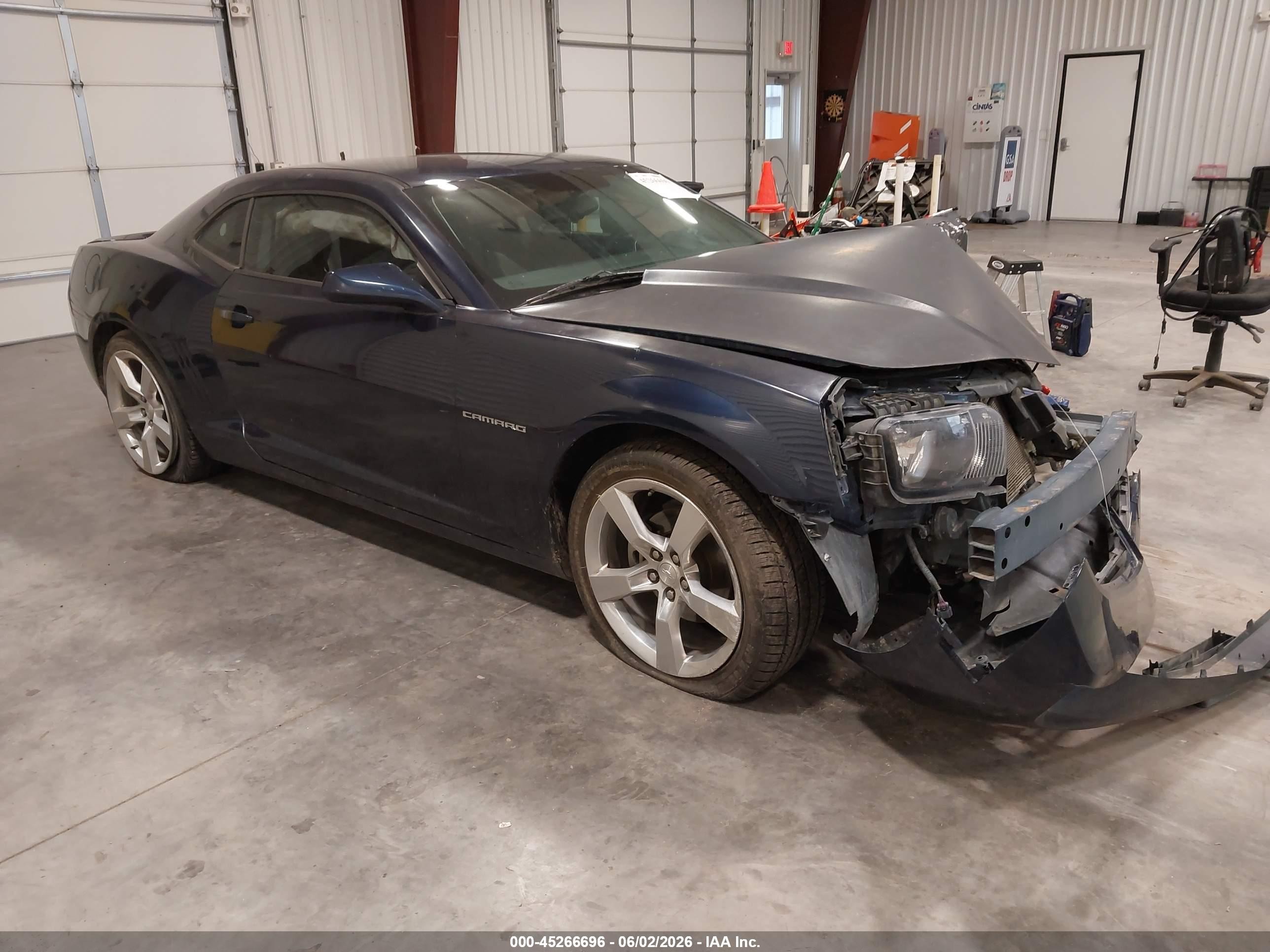 2012 Chevrolet Camaro 1ls Blue vin: 2G1FE1E37C9140084
