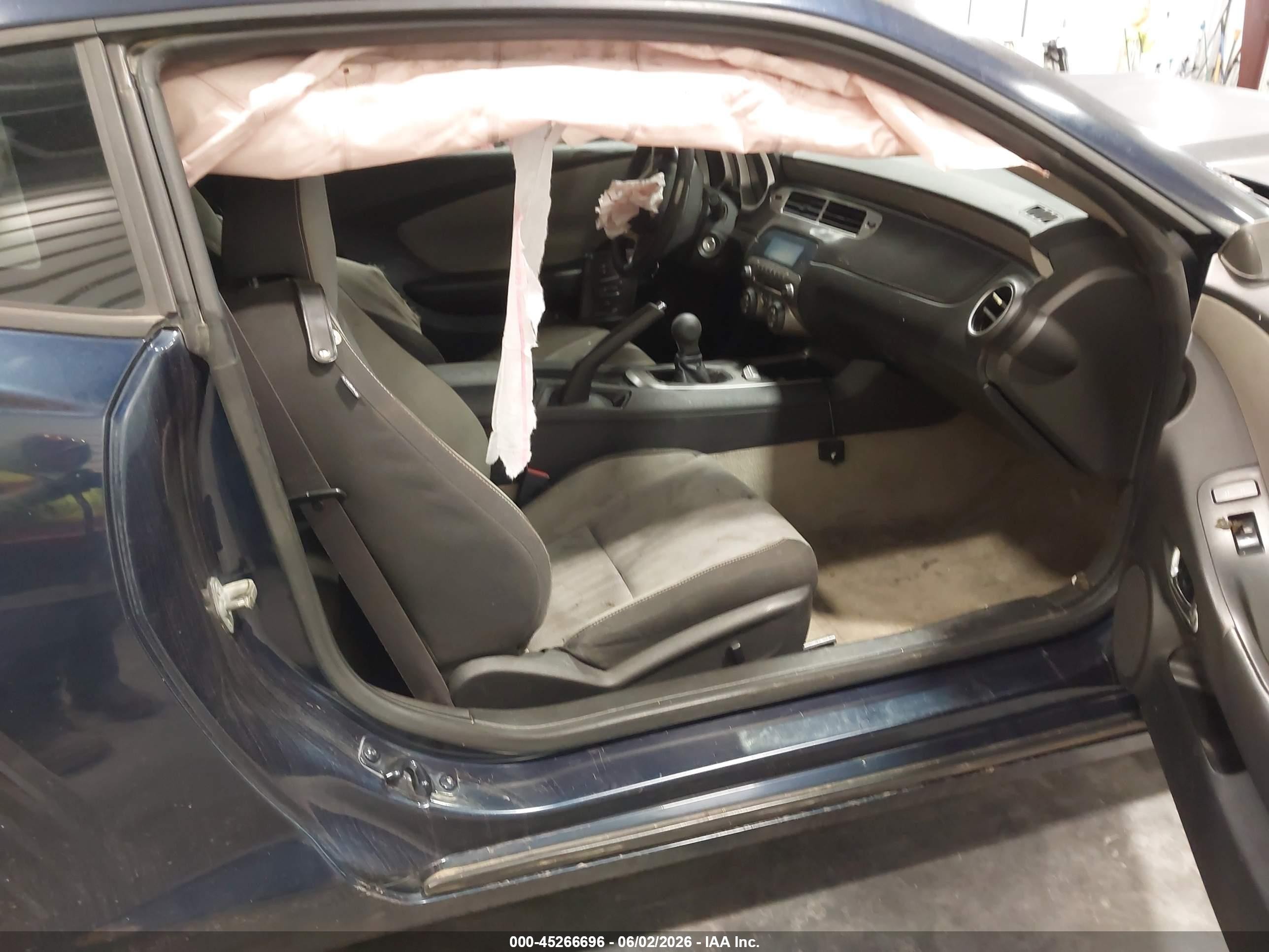 2012 Chevrolet Camaro 1ls Blue vin: 2G1FE1E37C9140084