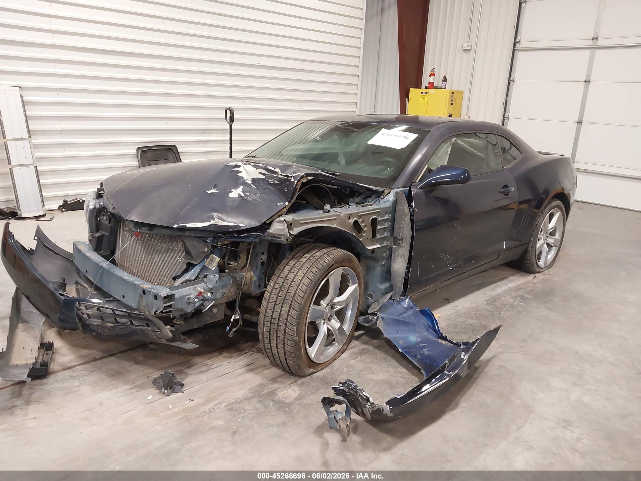 2012 Chevrolet Camaro 1ls Blue vin: 2G1FE1E37C9140084