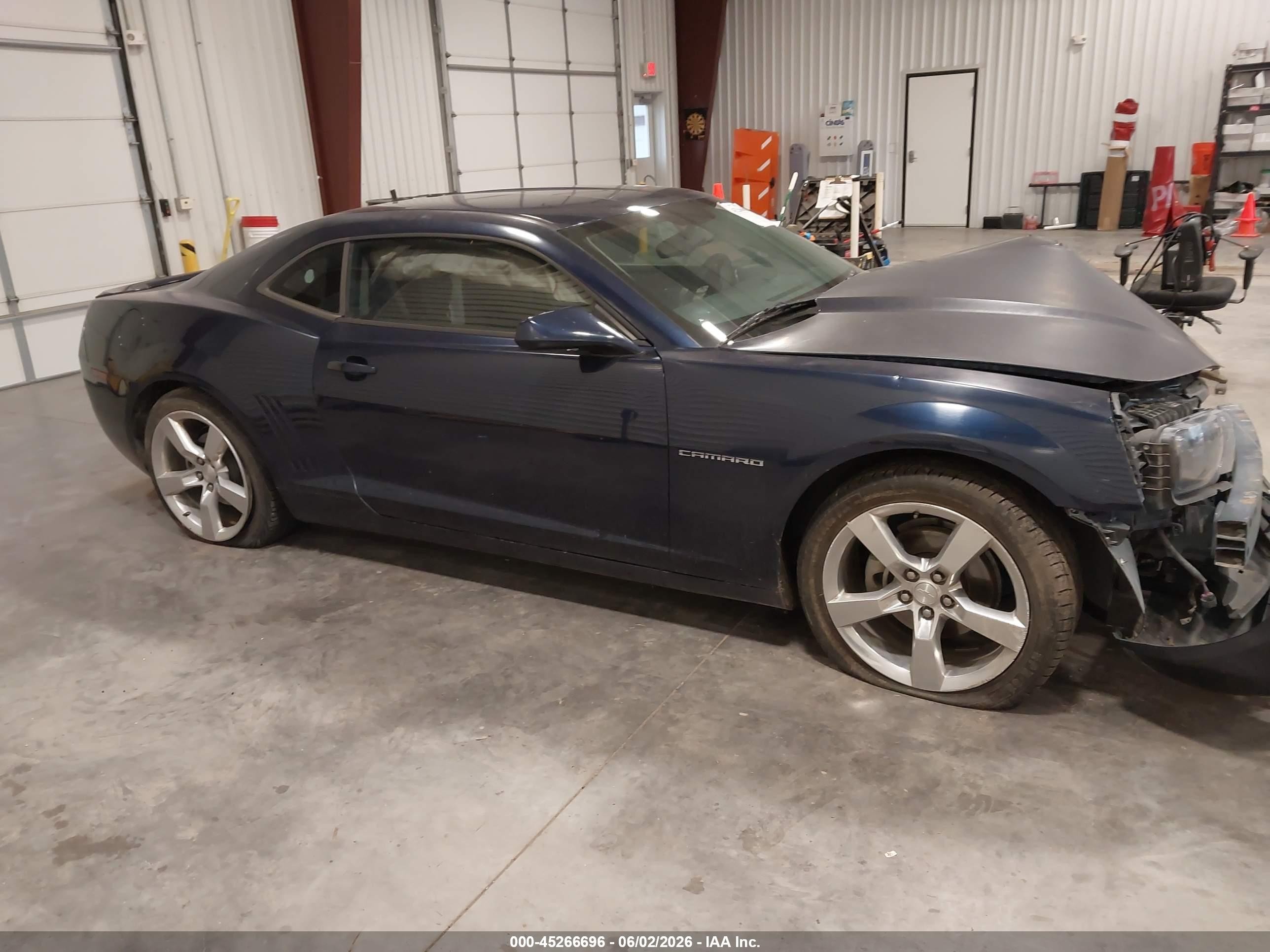 2012 Chevrolet Camaro 1ls Blue vin: 2G1FE1E37C9140084