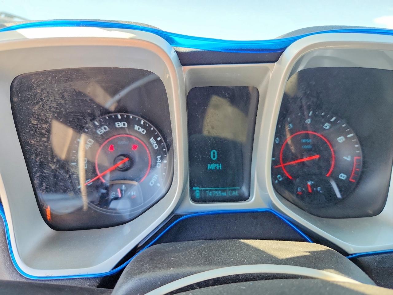 2012 Chevrolet Camaro Ls Blue vin: 2G1FE1E37C9201577