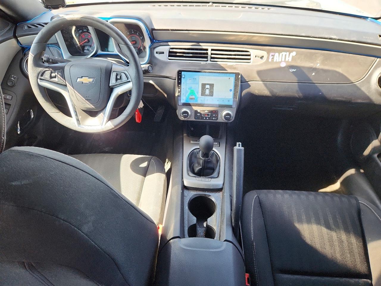 2012 Chevrolet Camaro Ls Blue vin: 2G1FE1E37C9201577