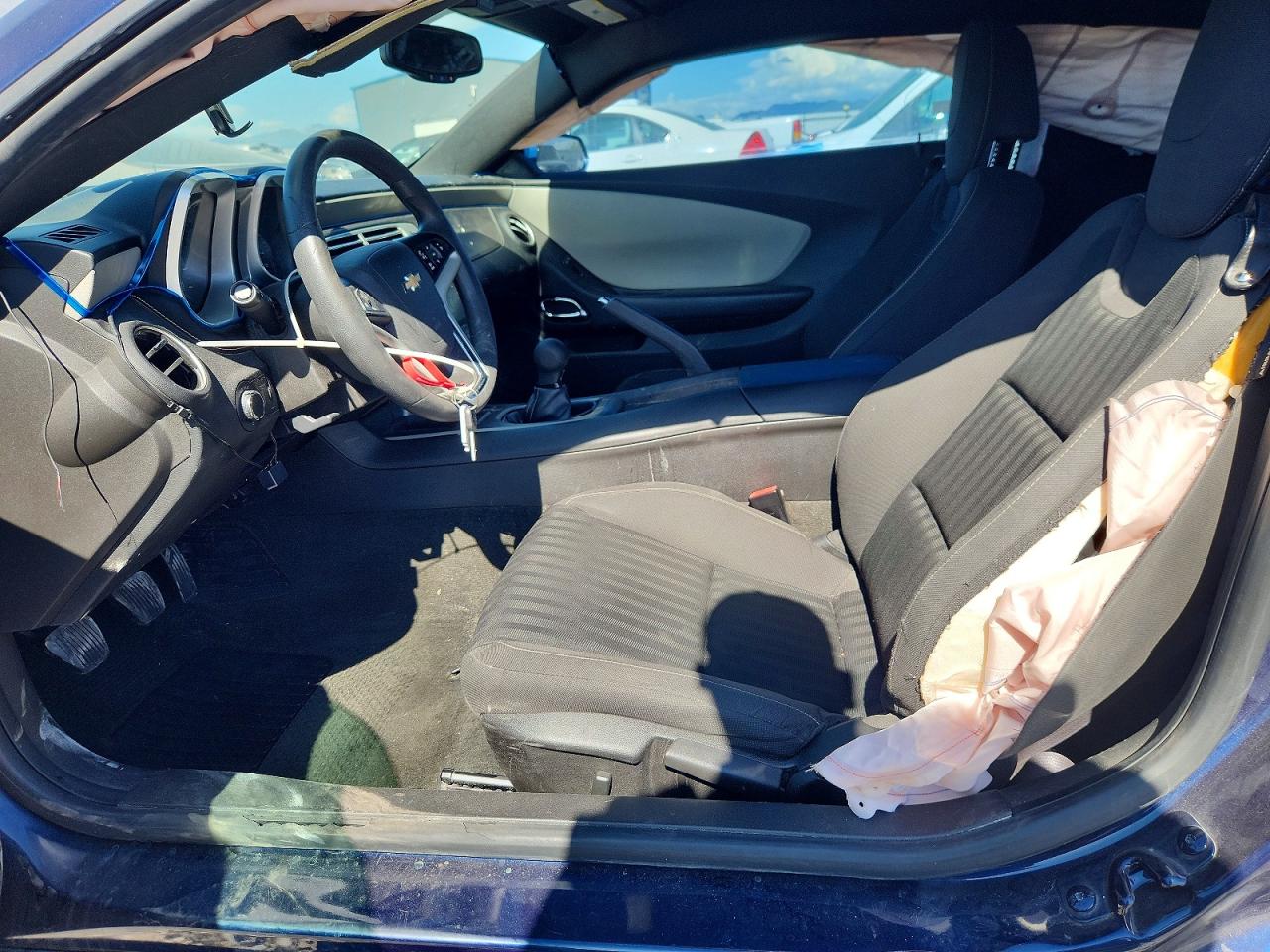 2012 Chevrolet Camaro Ls Blue vin: 2G1FE1E37C9201577