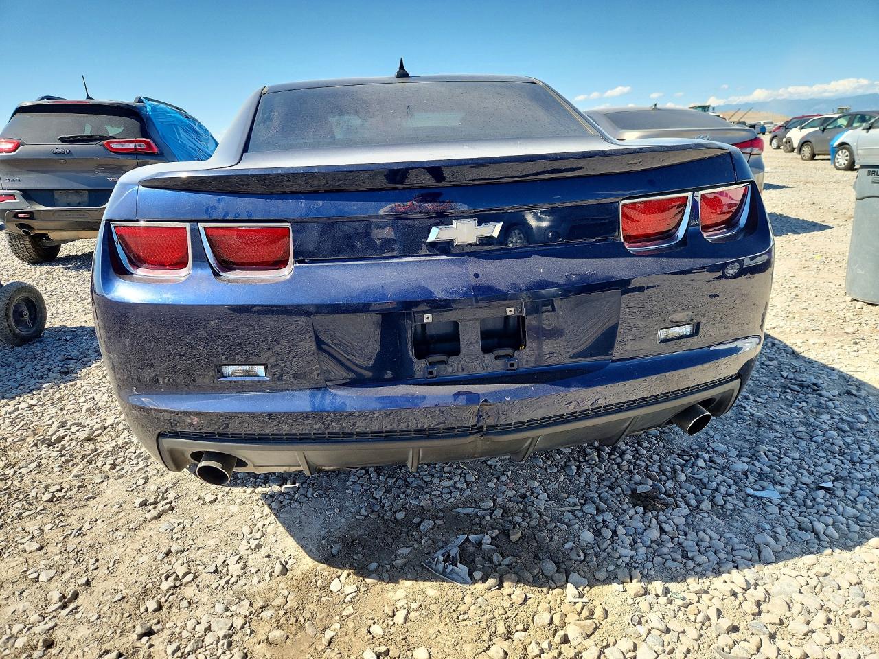 2012 Chevrolet Camaro Ls Blue vin: 2G1FE1E37C9201577