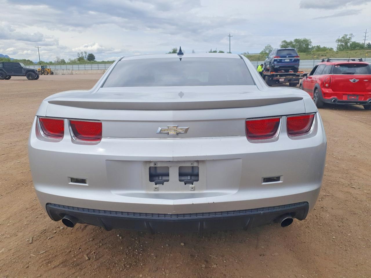 2013 Chevrolet Camaro Ls Silver vin: 2G1FE1E37D9182885