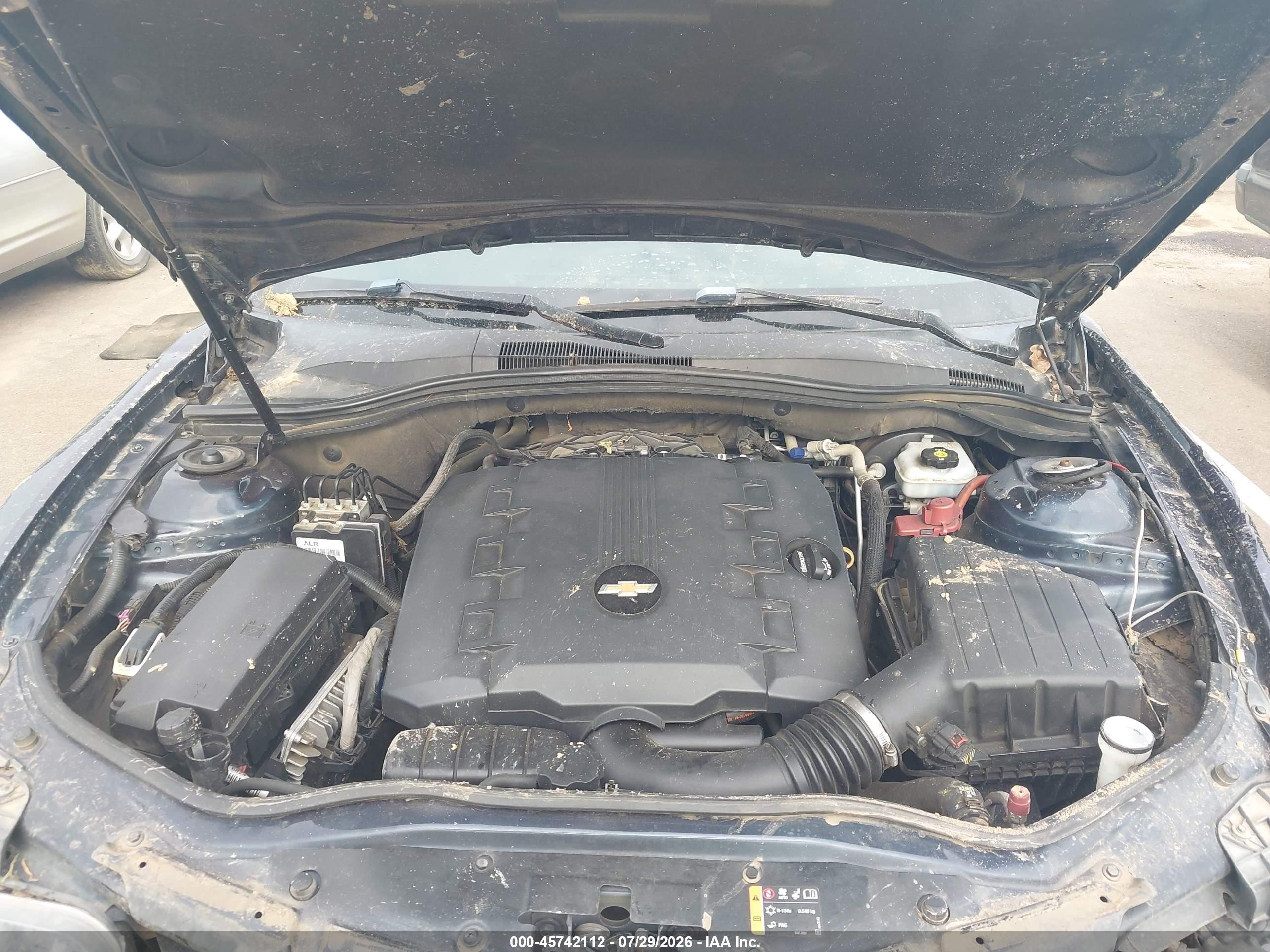 2013 Chevrolet Camaro 1ls Blue vin: 2G1FE1E37D9204724