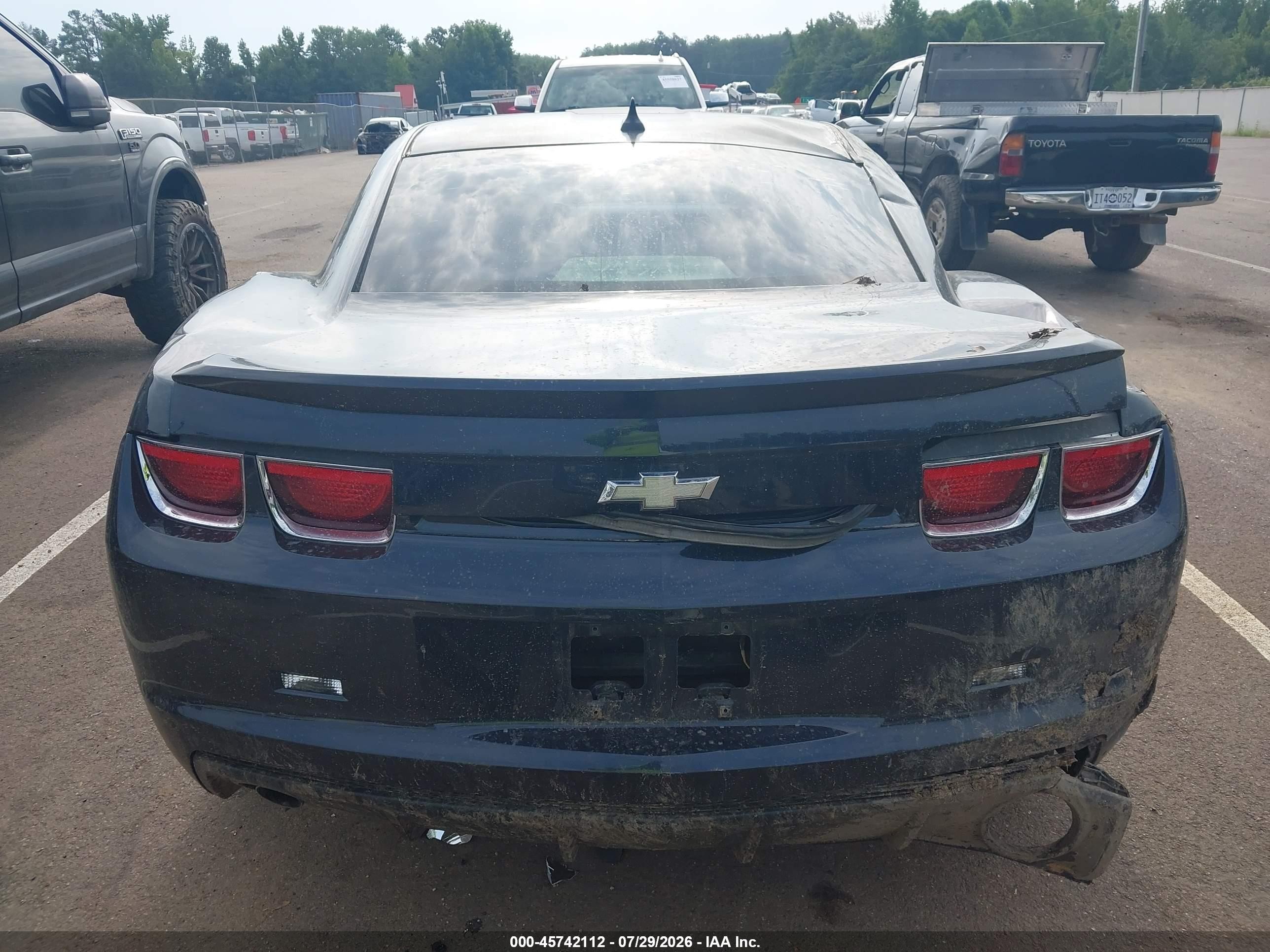 2013 Chevrolet Camaro 1ls Blue vin: 2G1FE1E37D9204724
