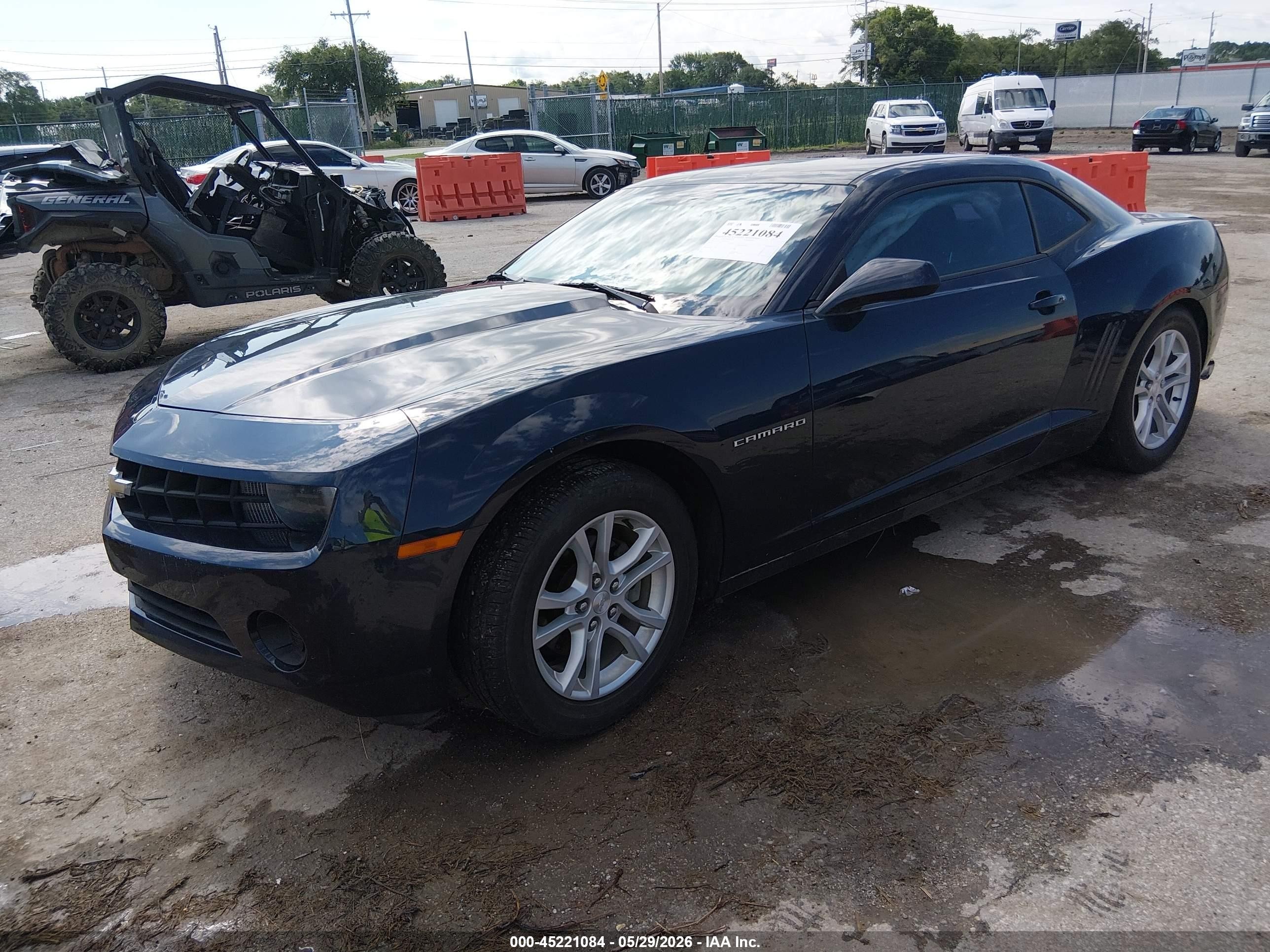 2013 Chevrolet Camaro 1ls Black vin: 2G1FE1E37D9205274