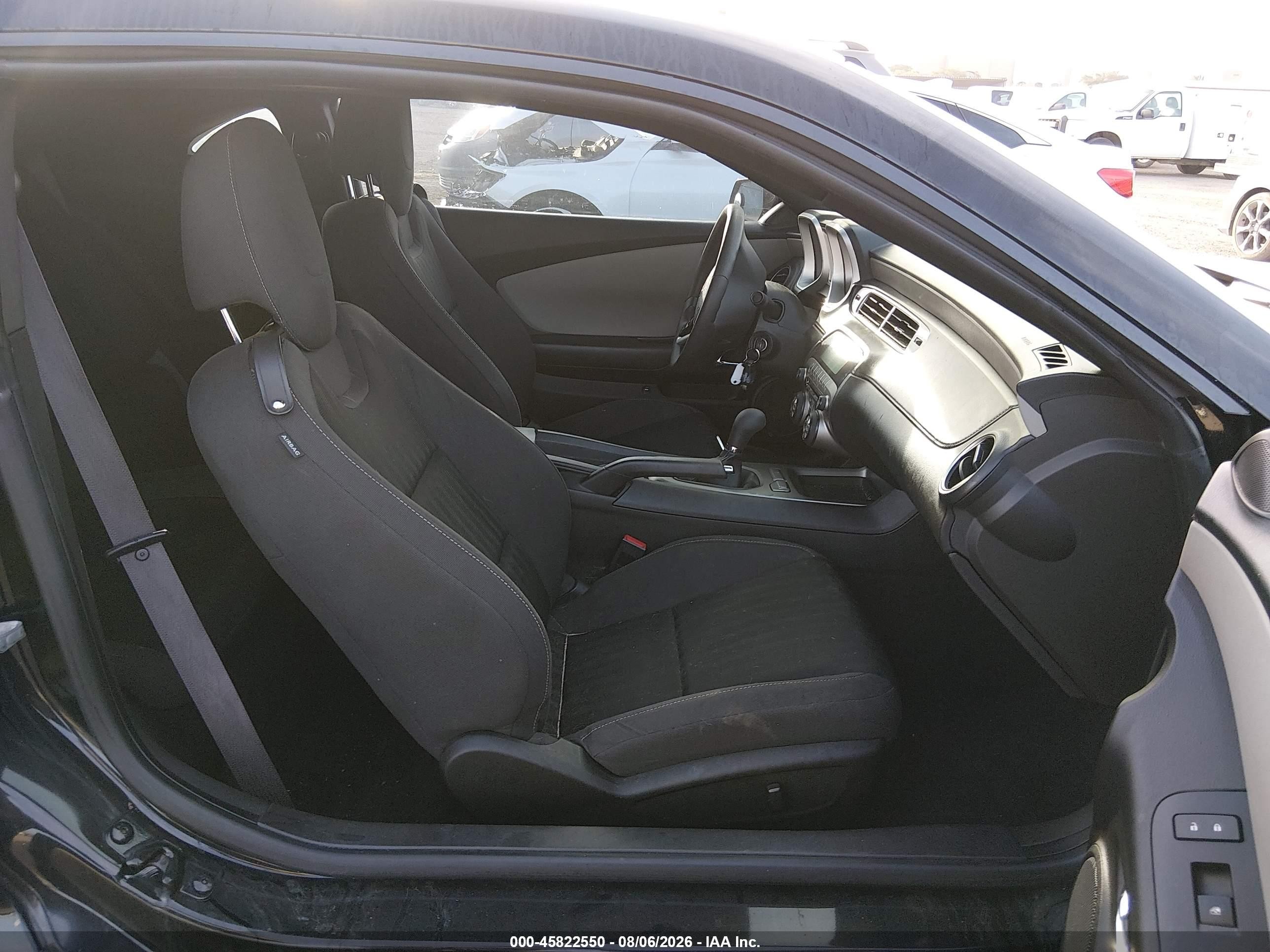 2013 Chevrolet Camaro 1ls Black vin: 2G1FE1E37D9233222