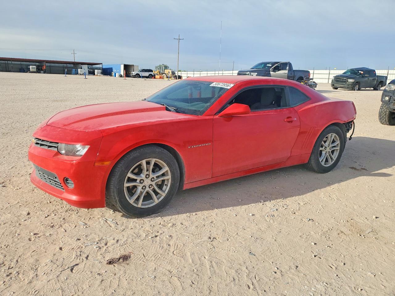 2014 Chevrolet Camaro Ls Red vin: 2G1FE1E37E9172911