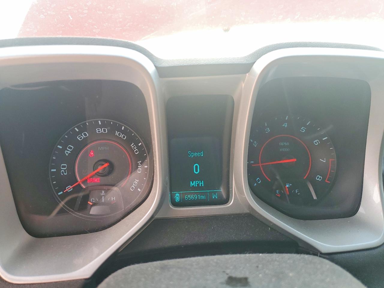 2014 Chevrolet Camaro Ls Red vin: 2G1FE1E37E9172911