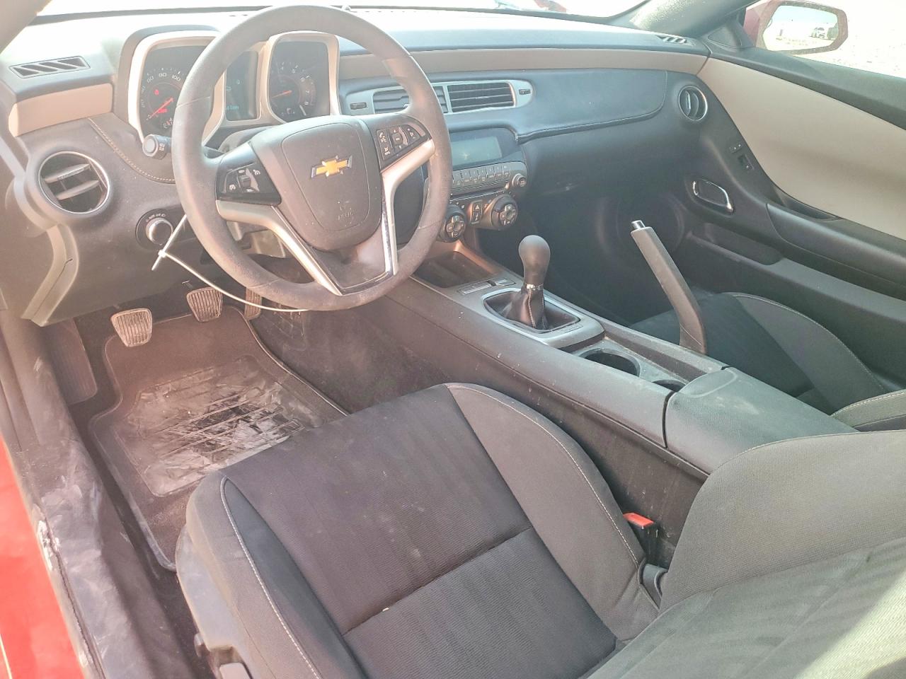 2014 Chevrolet Camaro Ls Red vin: 2G1FE1E37E9172911