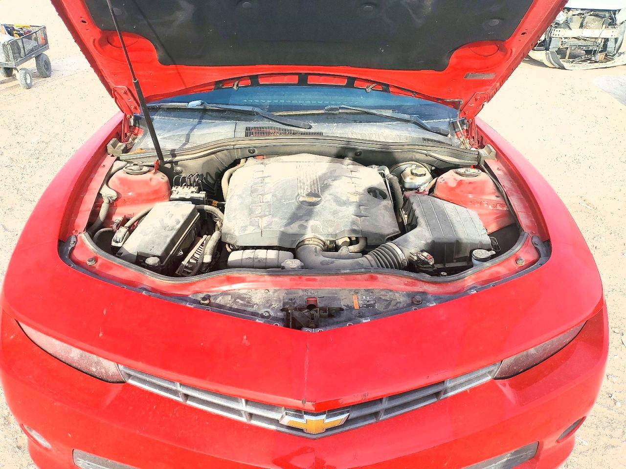 2014 Chevrolet Camaro Ls Red vin: 2G1FE1E37E9172911