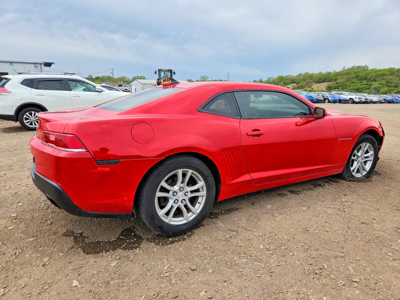 2014 Chevrolet Camaro Ls Red vin: 2G1FE1E37E9245890