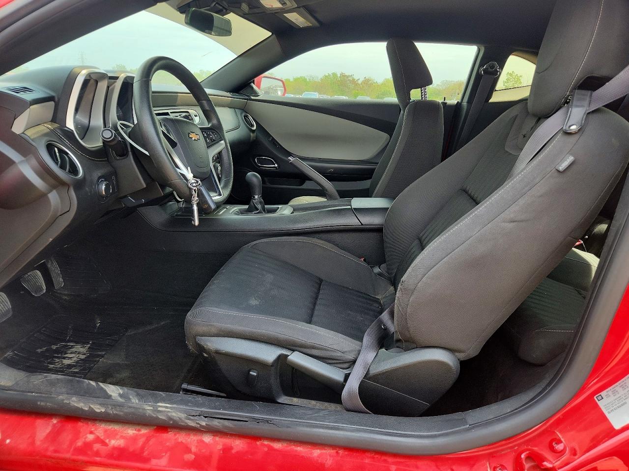 2014 Chevrolet Camaro Ls Red vin: 2G1FE1E37E9245890