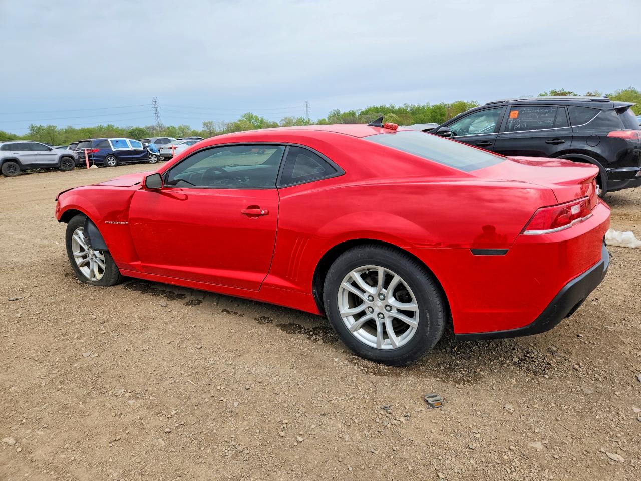 2014 Chevrolet Camaro Ls Red vin: 2G1FE1E37E9245890
