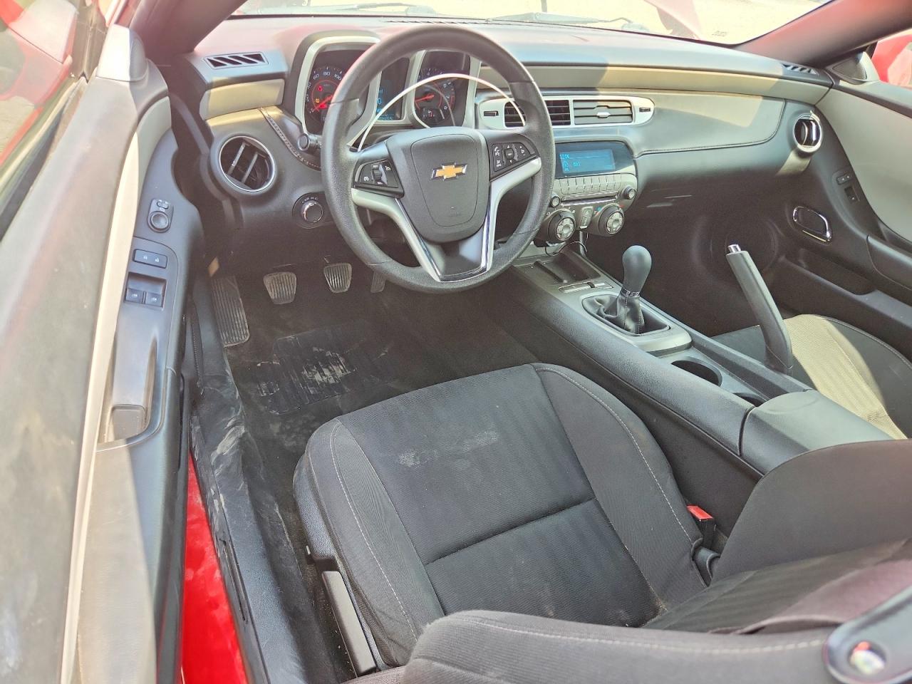 2014 Chevrolet Camaro Ls Red vin: 2G1FE1E37E9245890