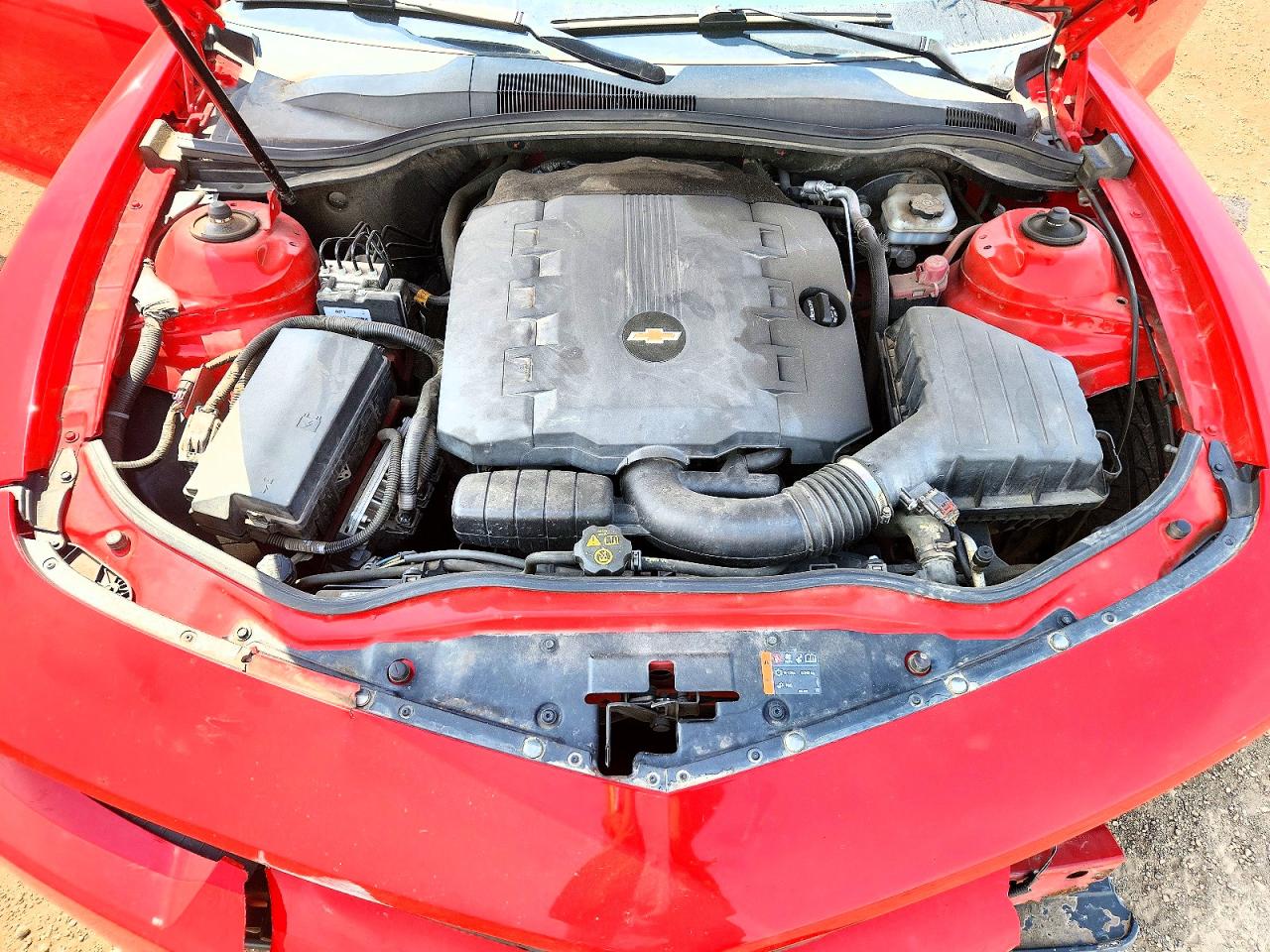 2014 Chevrolet Camaro Ls Red vin: 2G1FE1E37E9245890