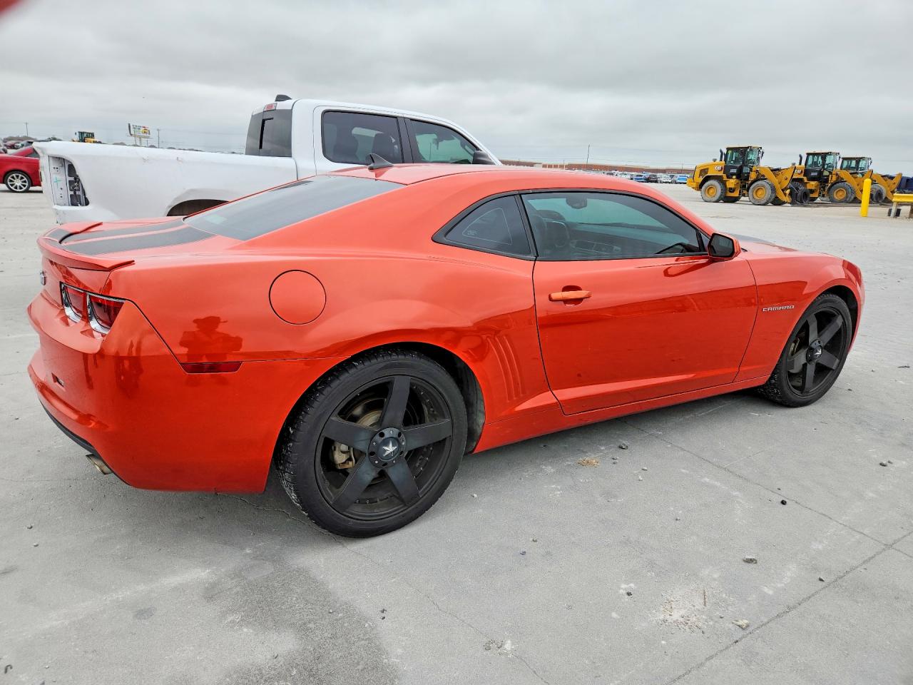 2012 Chevrolet Camaro Ls Orange vin: 2G1FE1E38C9105828