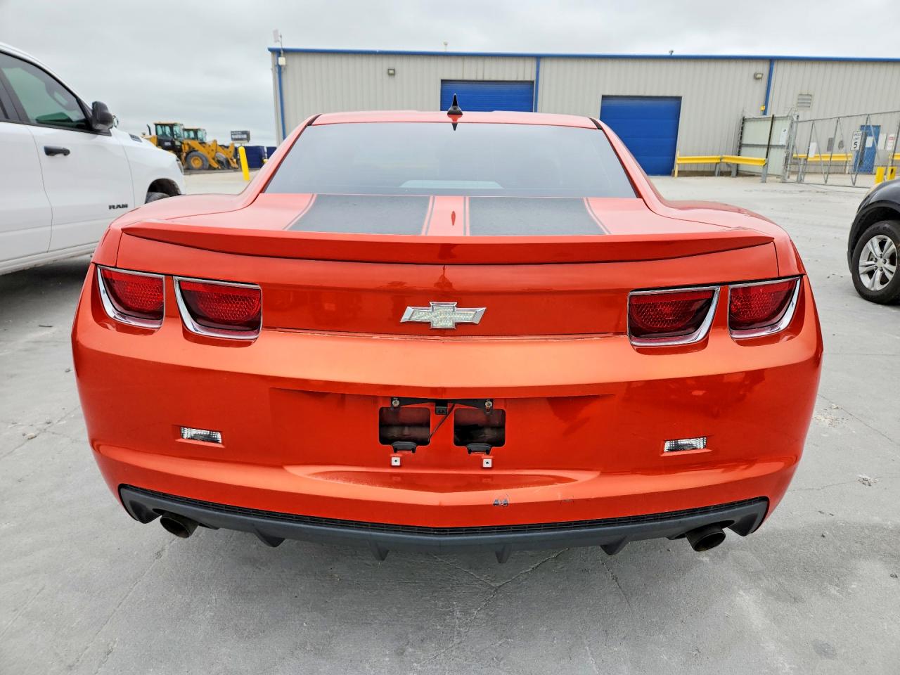 2012 Chevrolet Camaro Ls Orange vin: 2G1FE1E38C9105828