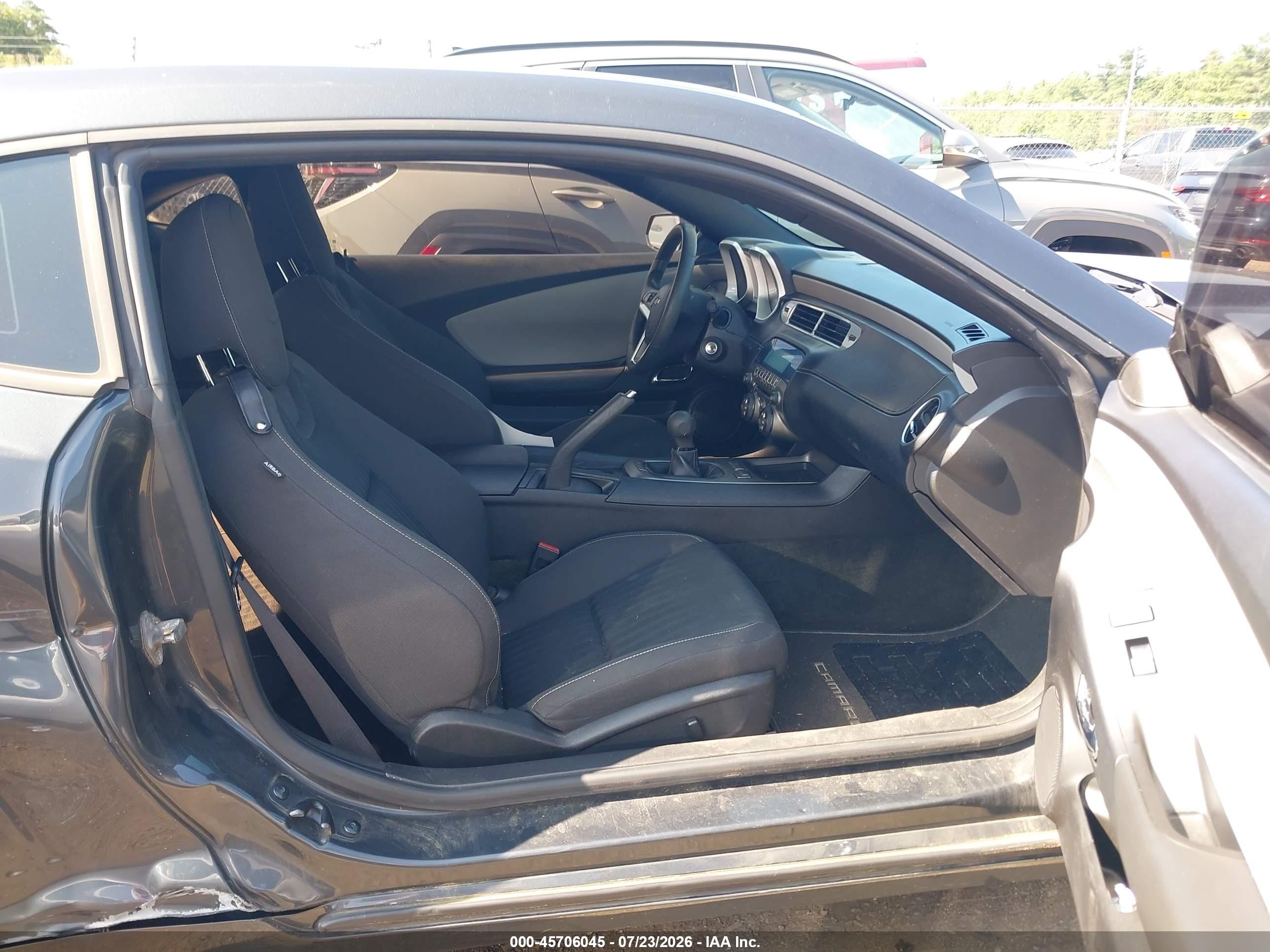 2012 Chevrolet Camaro 1ls Black vin: 2G1FE1E38C9179766