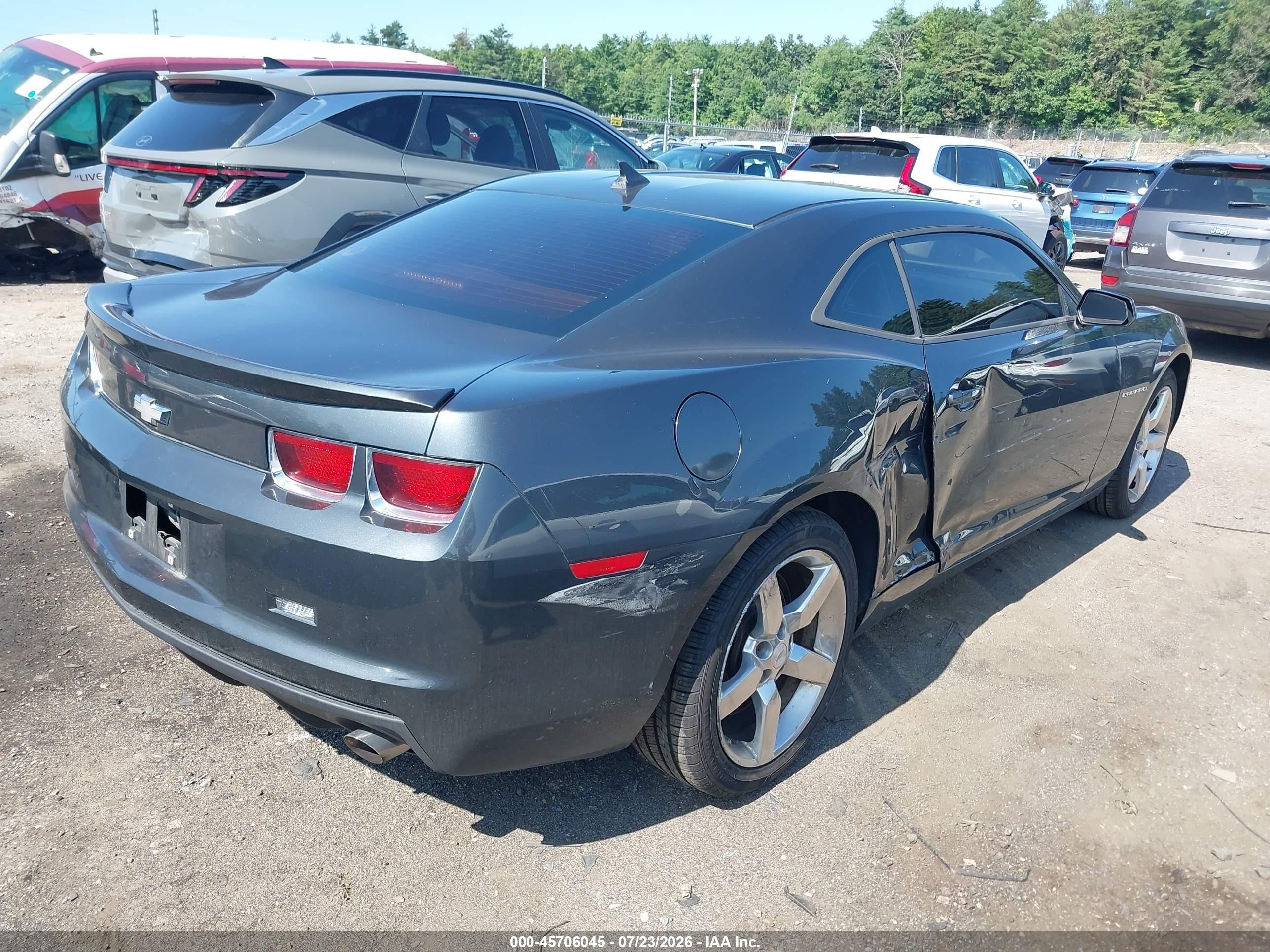 2012 Chevrolet Camaro 1ls Black vin: 2G1FE1E38C9179766