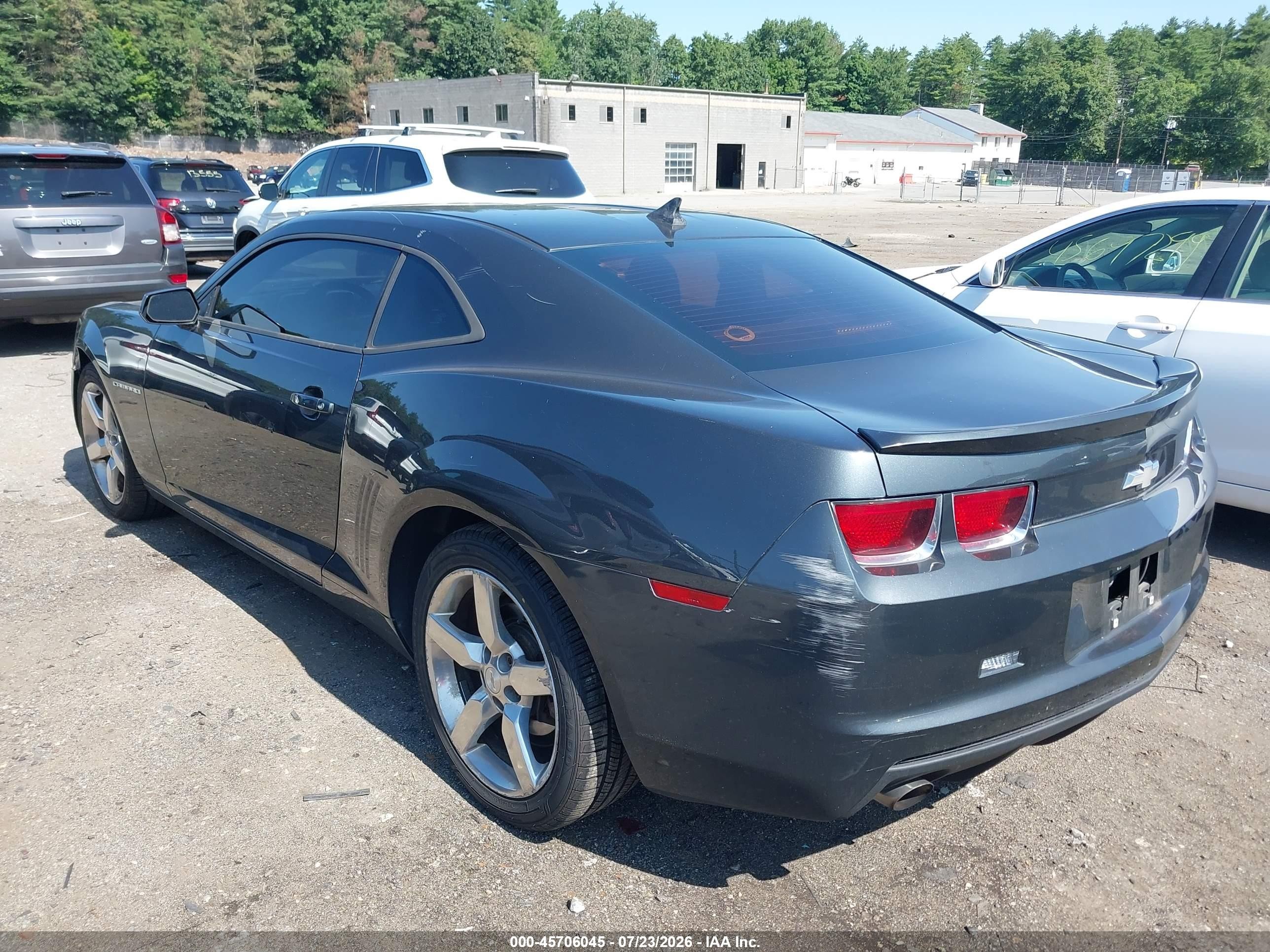2012 Chevrolet Camaro 1ls Black vin: 2G1FE1E38C9179766