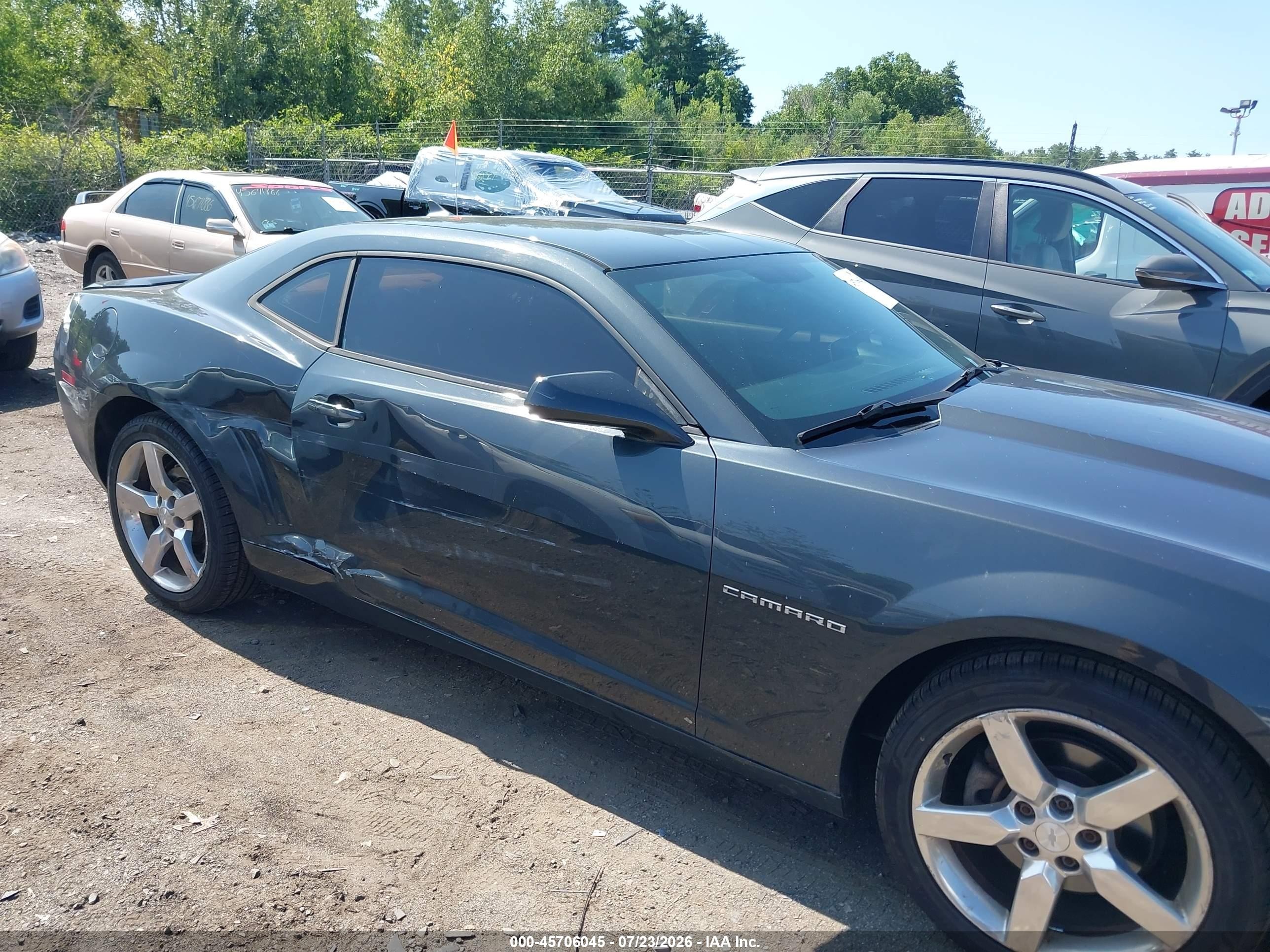 2012 Chevrolet Camaro 1ls Black vin: 2G1FE1E38C9179766