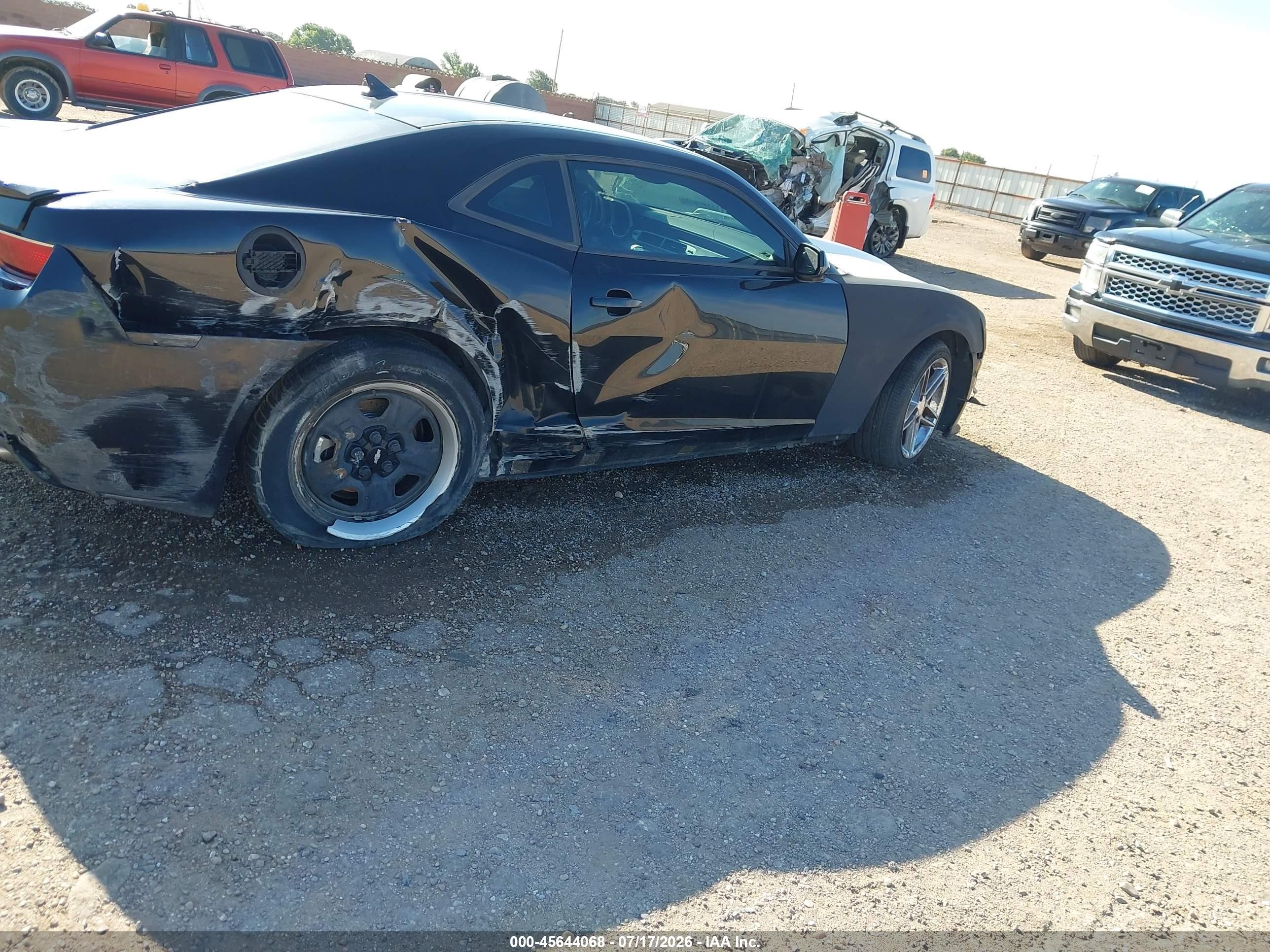 2013 Chevrolet Camaro 1ls Black vin: 2G1FE1E38D9129886