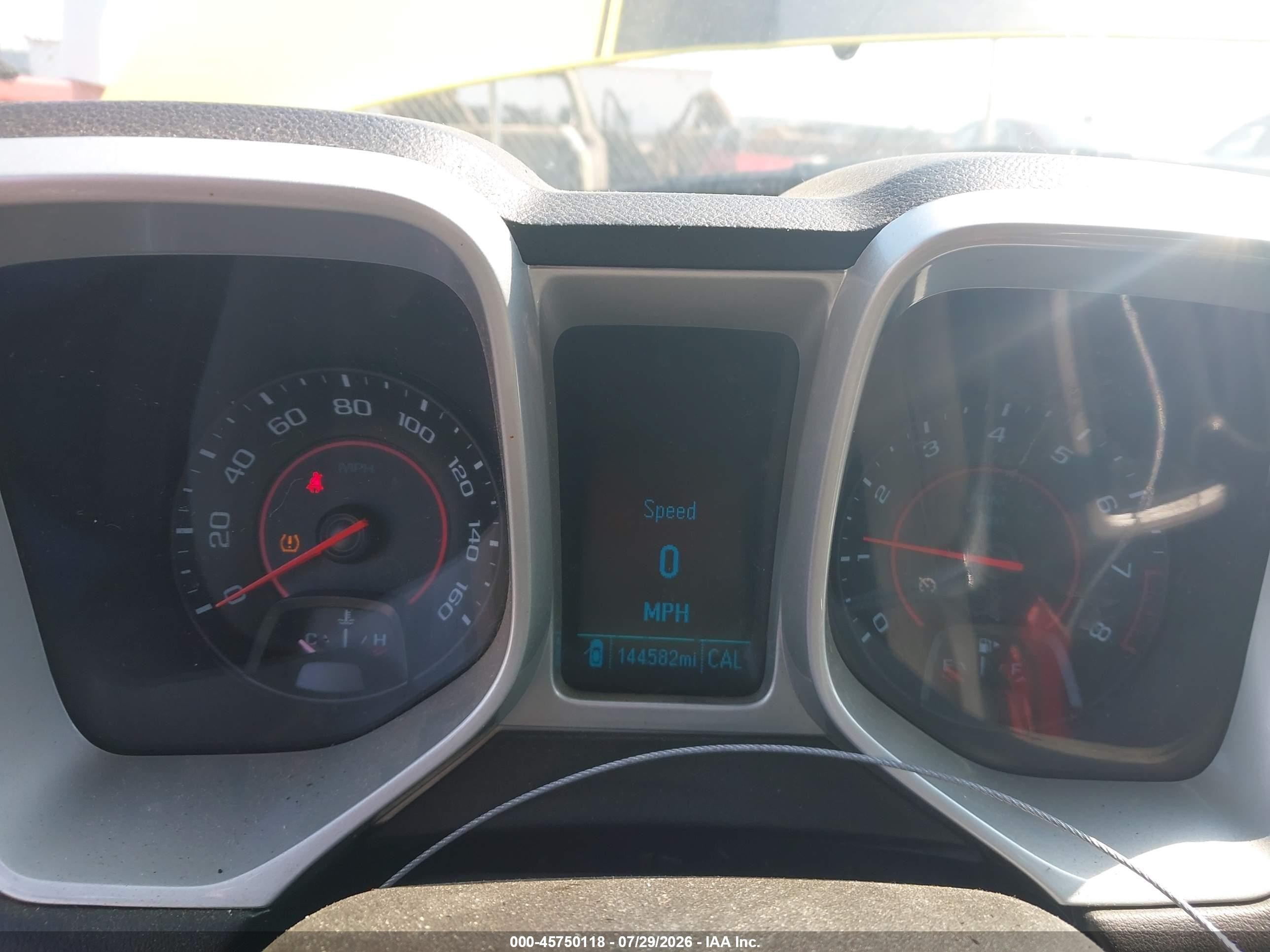 2014 Chevrolet Camaro 1ls Желтый vin: 2G1FE1E38E9184033