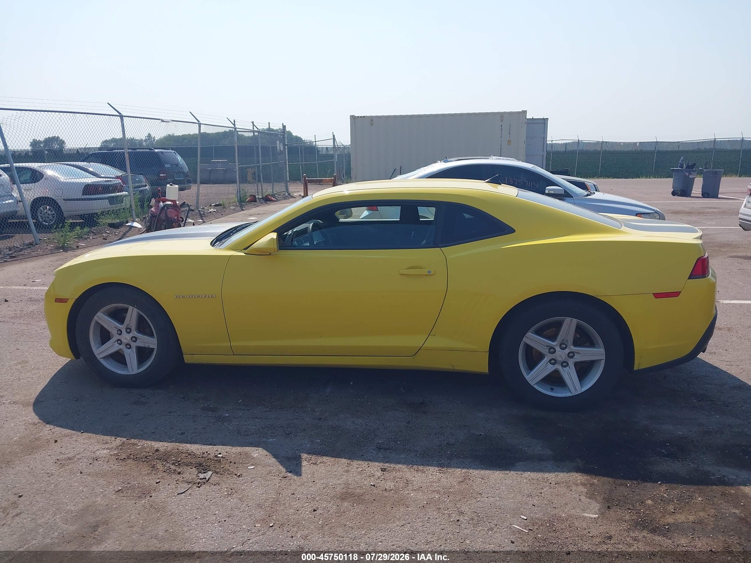 2014 Chevrolet Camaro 1ls Желтый vin: 2G1FE1E38E9184033