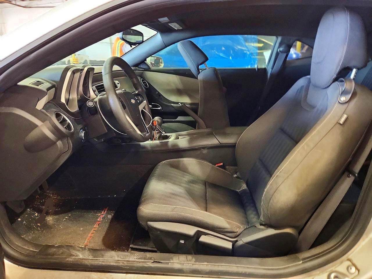 2012 Chevrolet Camaro Ls Silver vin: 2G1FE1E39C9198455