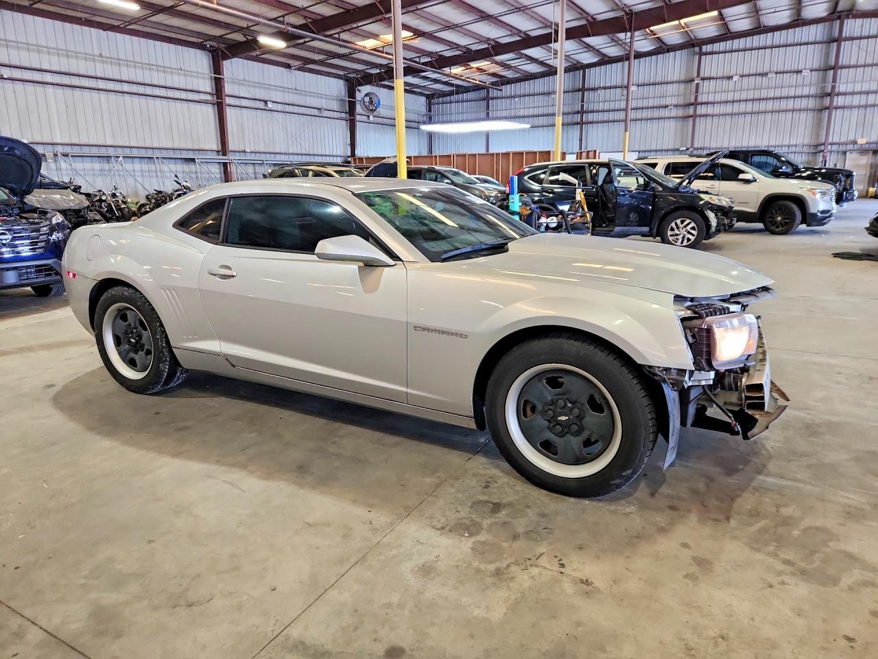 2012 Chevrolet Camaro Ls Silver vin: 2G1FE1E39C9198455