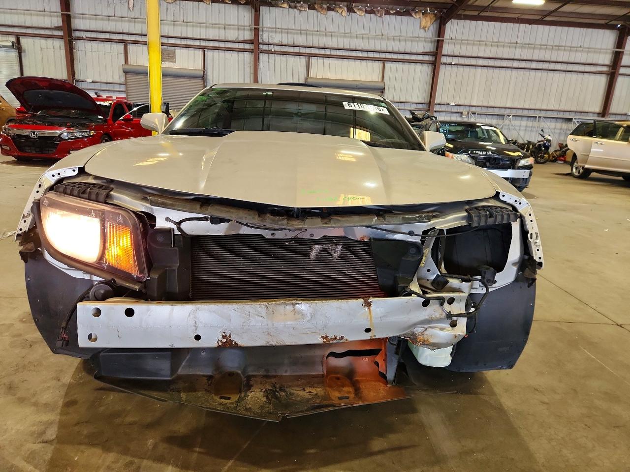 2012 Chevrolet Camaro Ls Silver vin: 2G1FE1E39C9198455