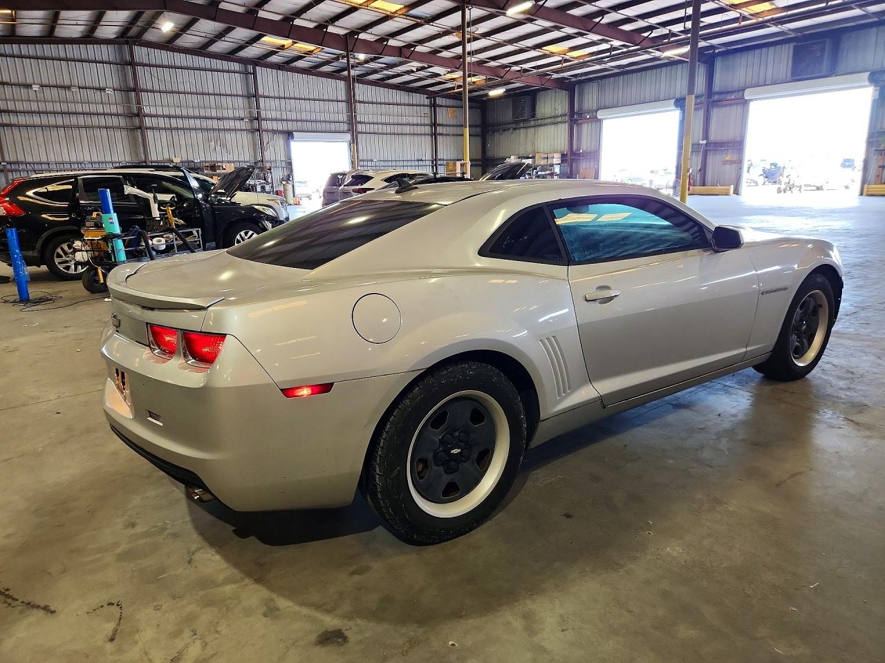 2012 Chevrolet Camaro Ls Silver vin: 2G1FE1E39C9198455