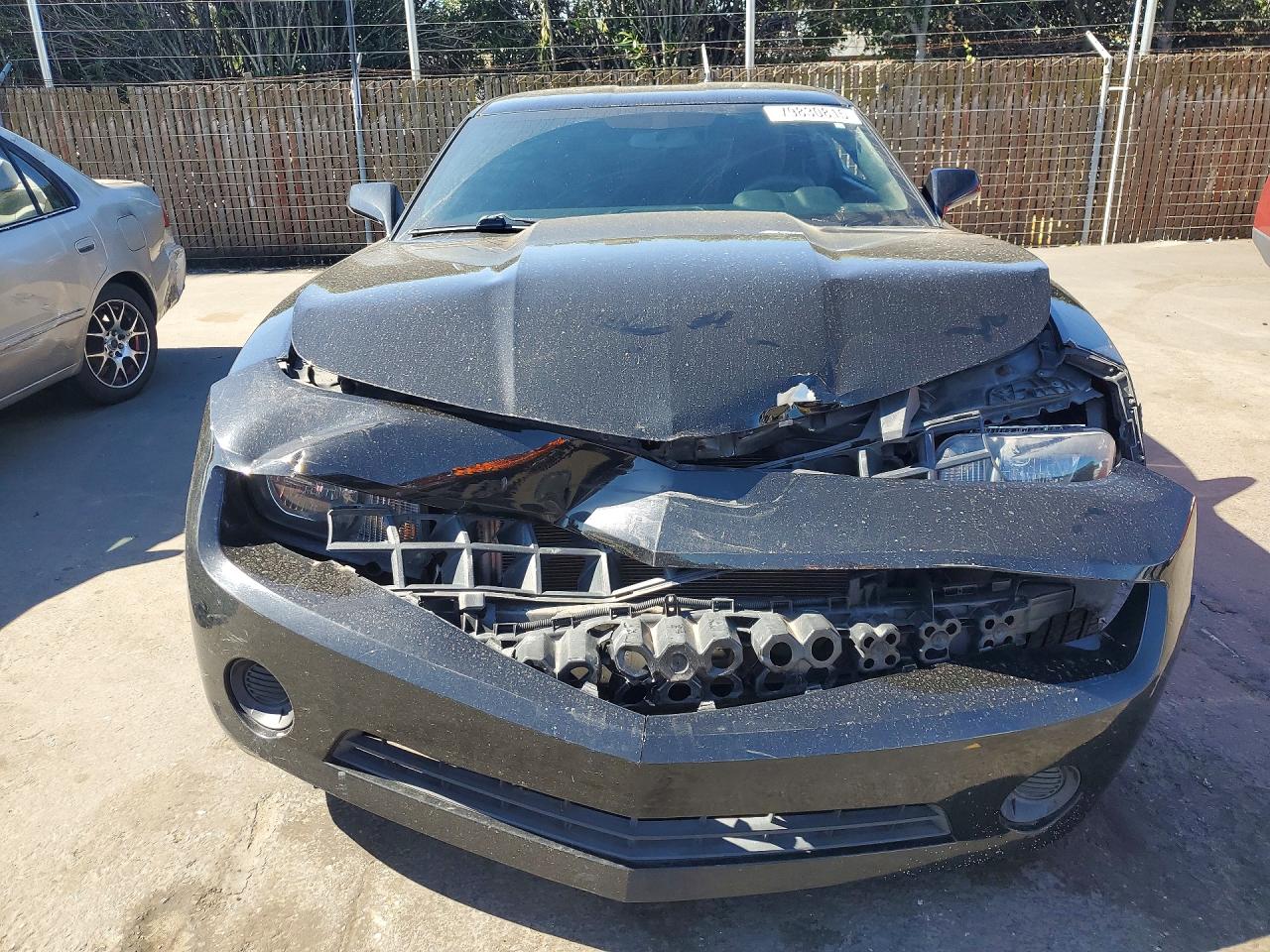 2013 Chevrolet Camaro Ls Black vin: 2G1FE1E39D9119710