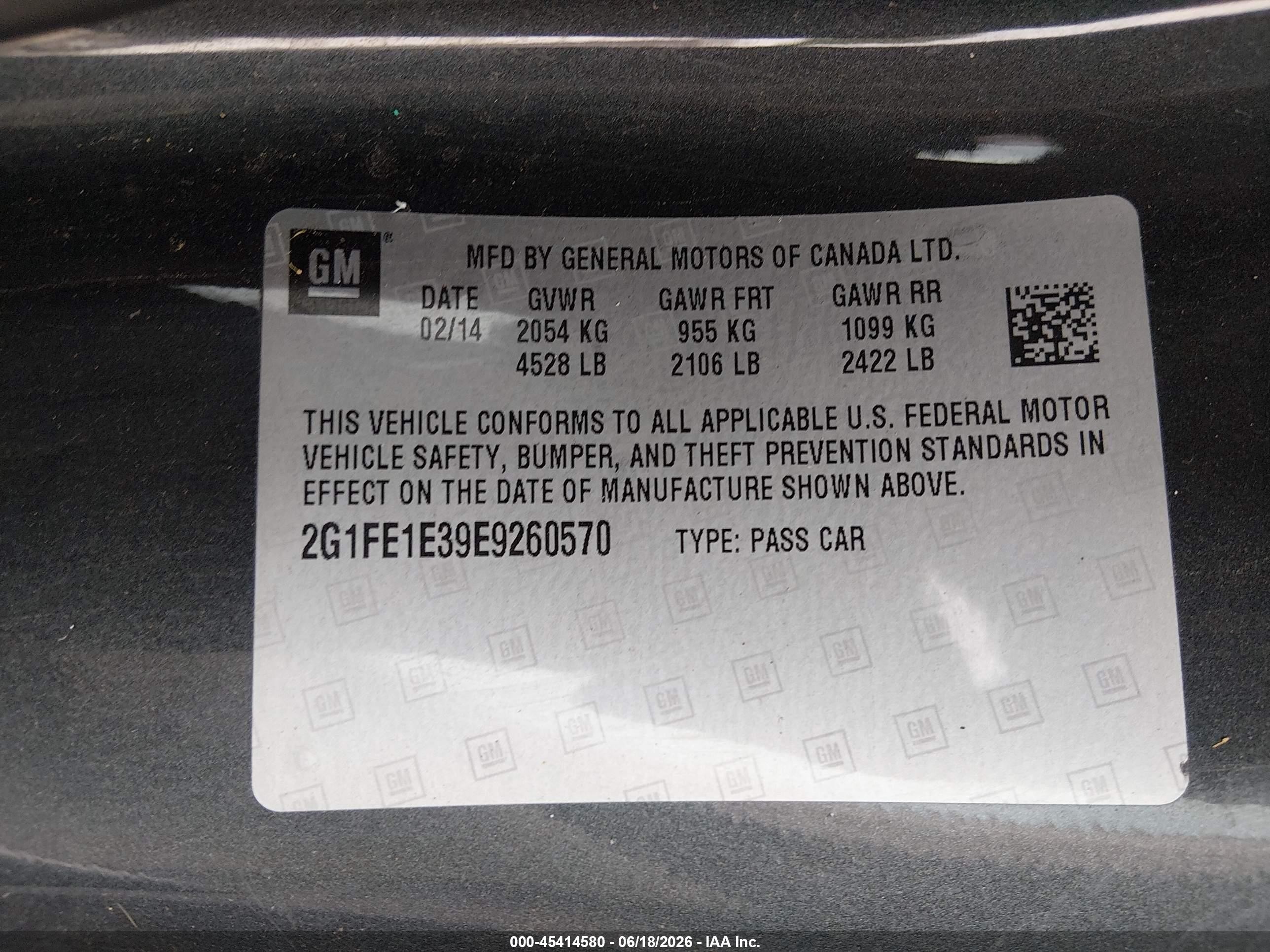 2014 Chevrolet Camaro 1ls Серый vin: 2G1FE1E39E9260570