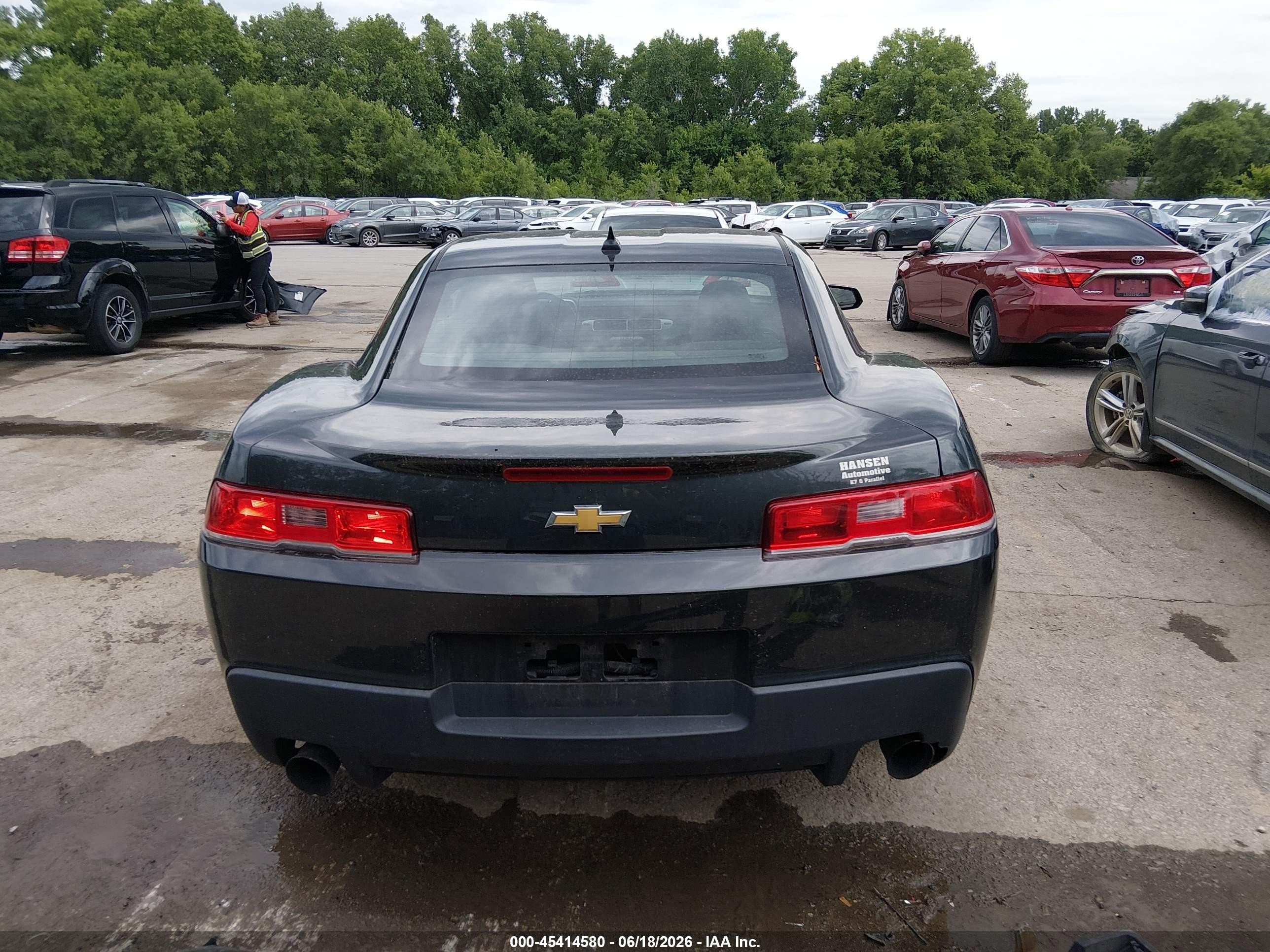 2014 Chevrolet Camaro 1ls Серый vin: 2G1FE1E39E9260570