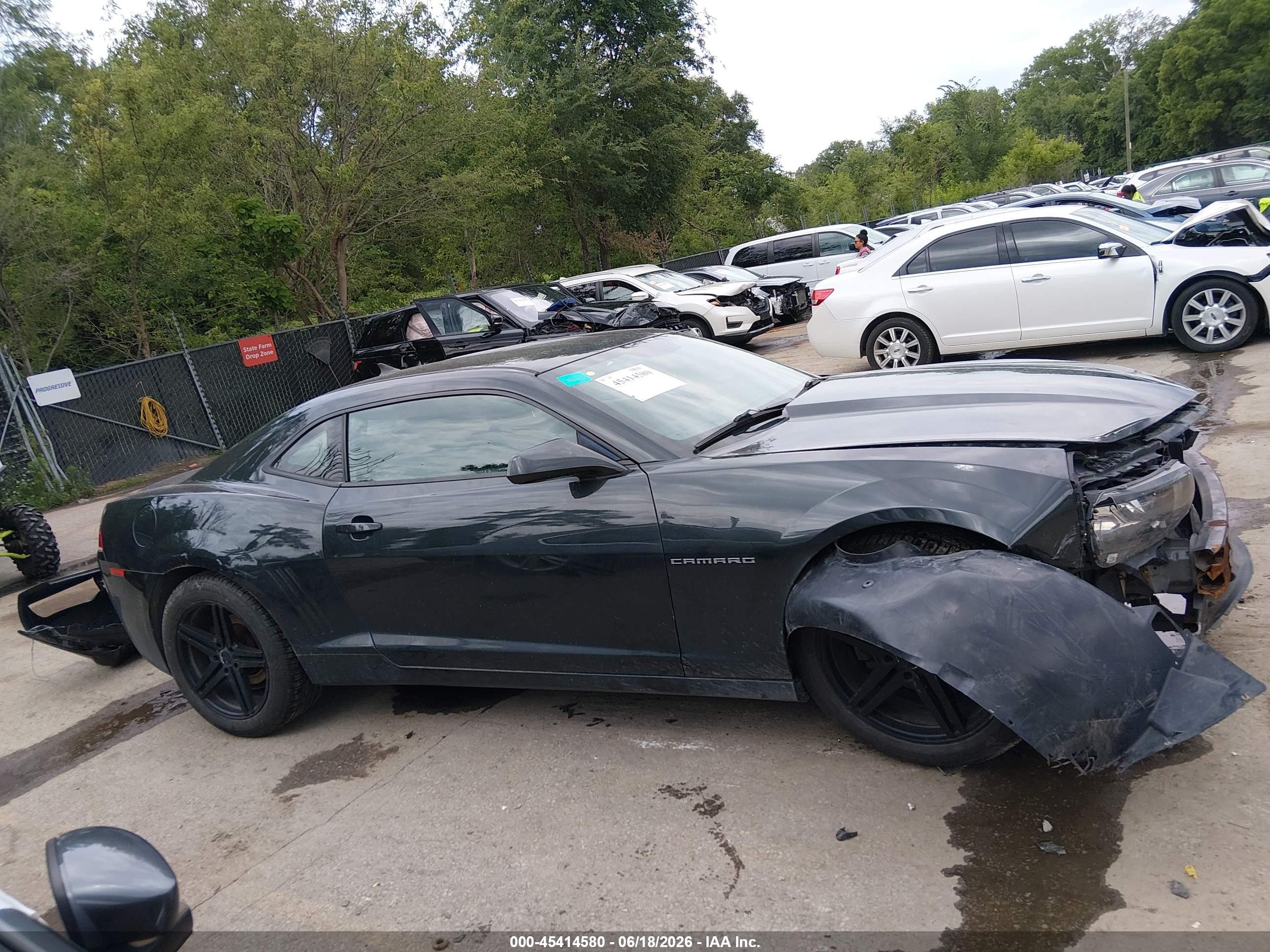 2014 Chevrolet Camaro 1ls Серый vin: 2G1FE1E39E9260570