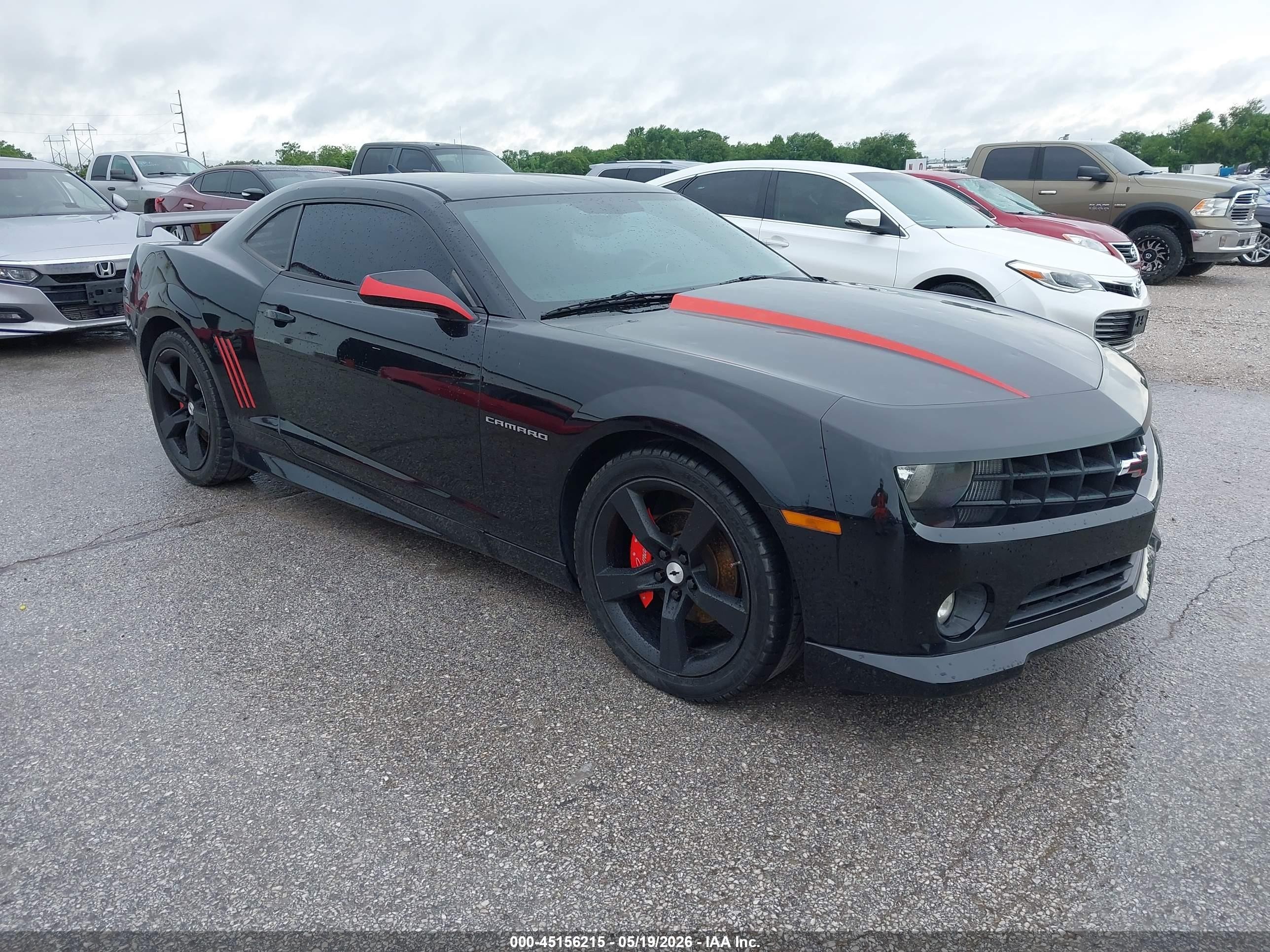 2012 Chevrolet Camaro 1ls Black vin: 2G1FE1E3XC9110657