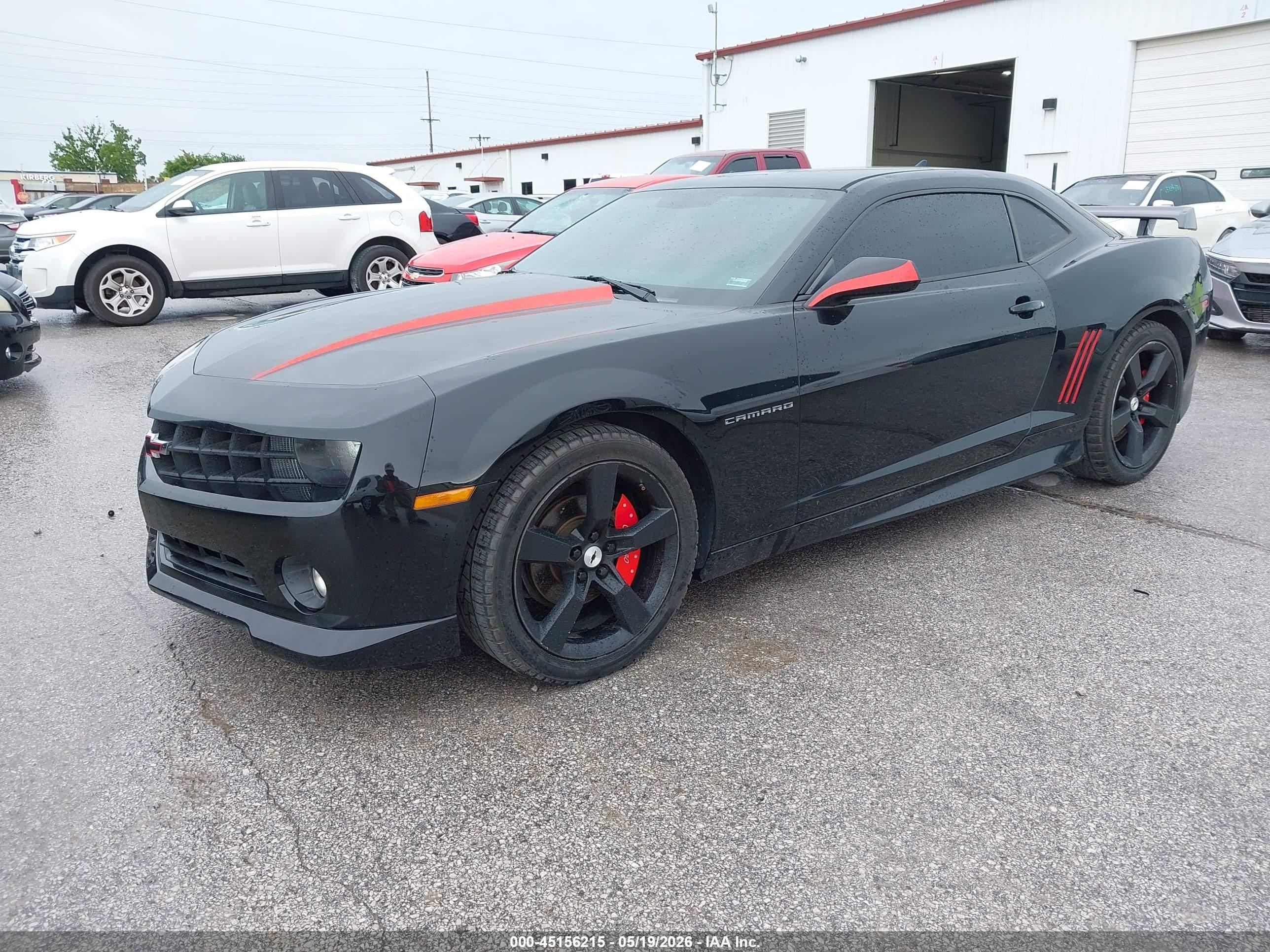 2012 Chevrolet Camaro 1ls Black vin: 2G1FE1E3XC9110657