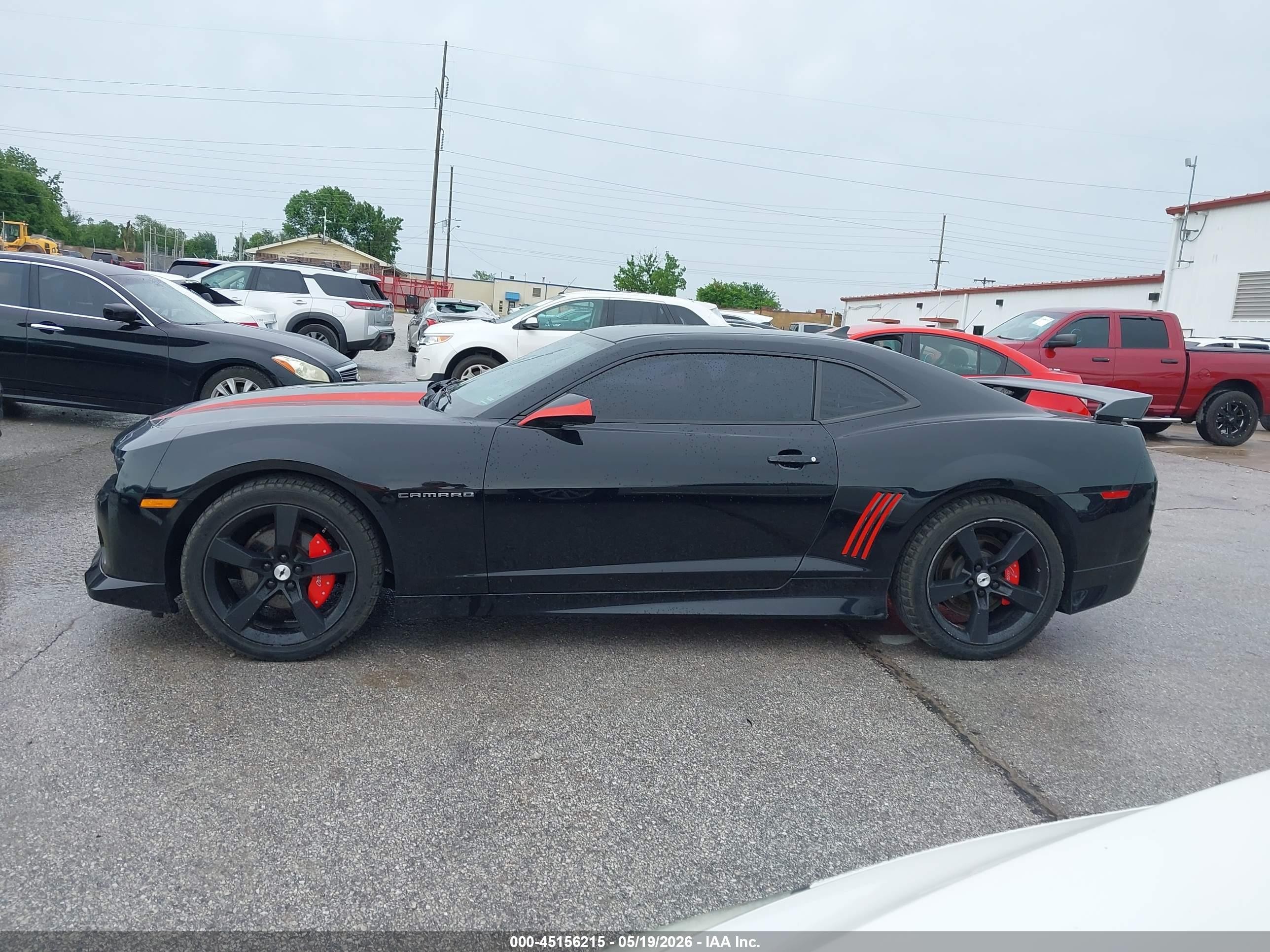 2012 Chevrolet Camaro 1ls Black vin: 2G1FE1E3XC9110657