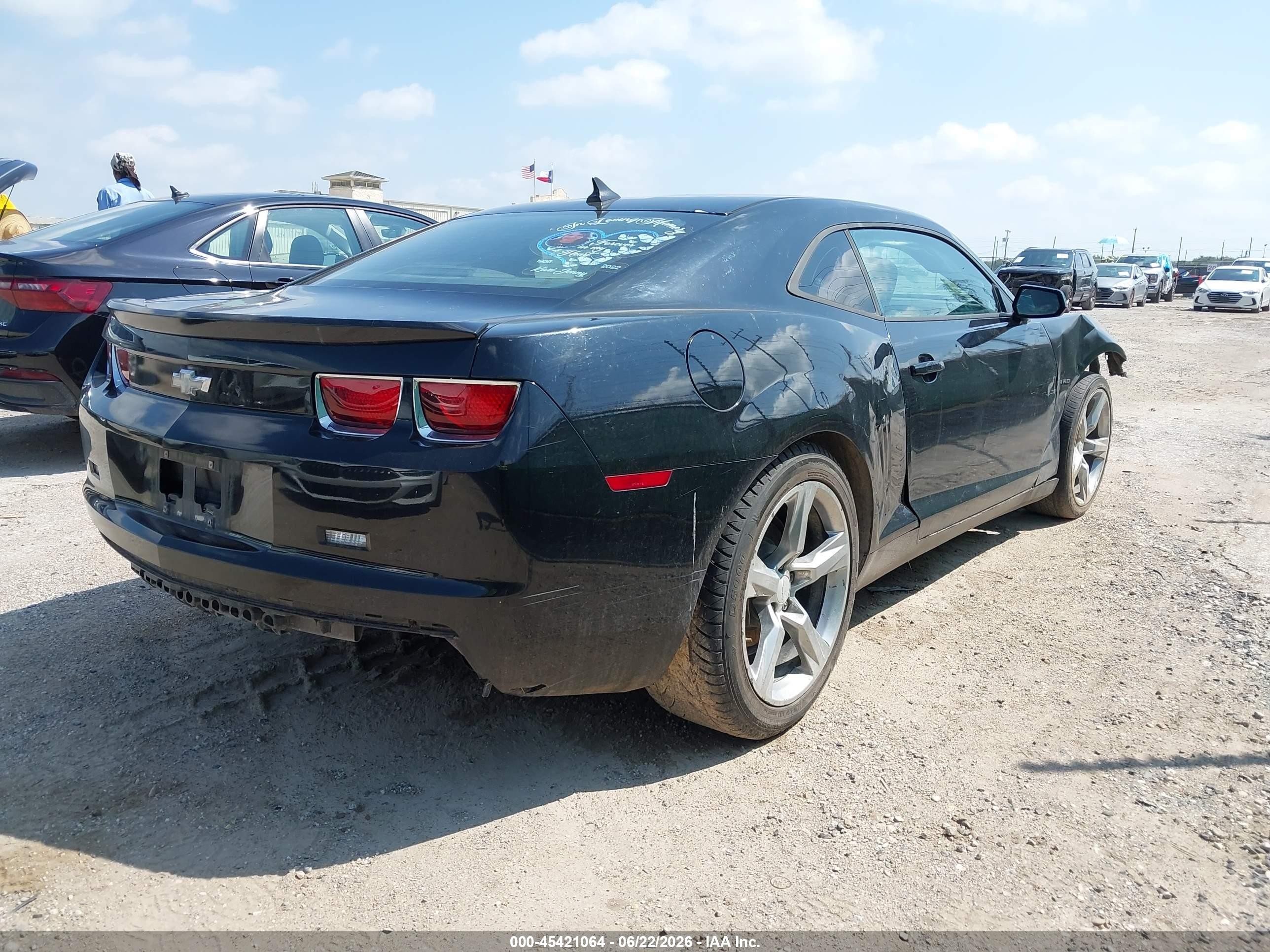 2012 Chevrolet Camaro 1ls Black vin: 2G1FE1E3XC9118807