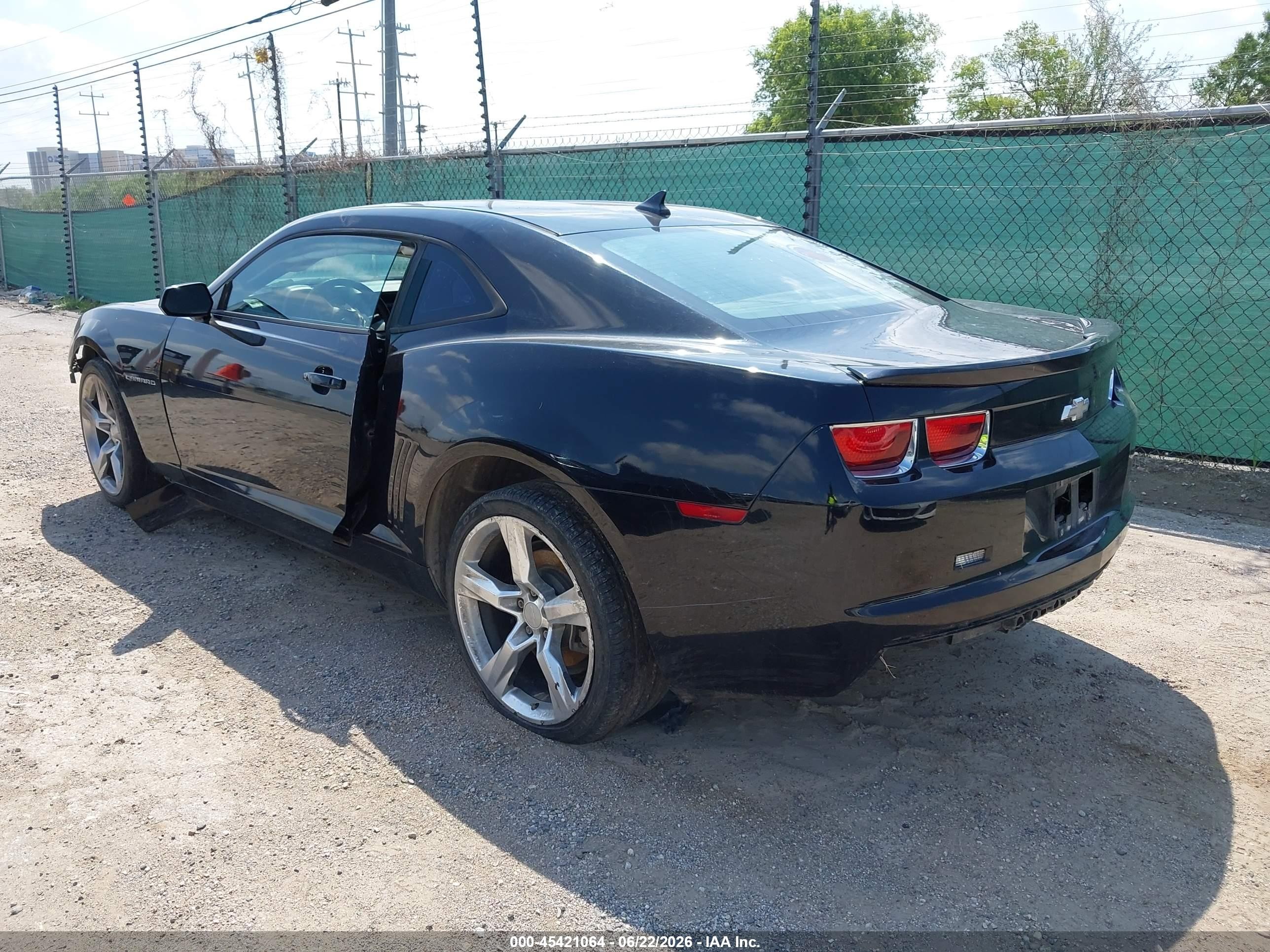 2012 Chevrolet Camaro 1ls Black vin: 2G1FE1E3XC9118807